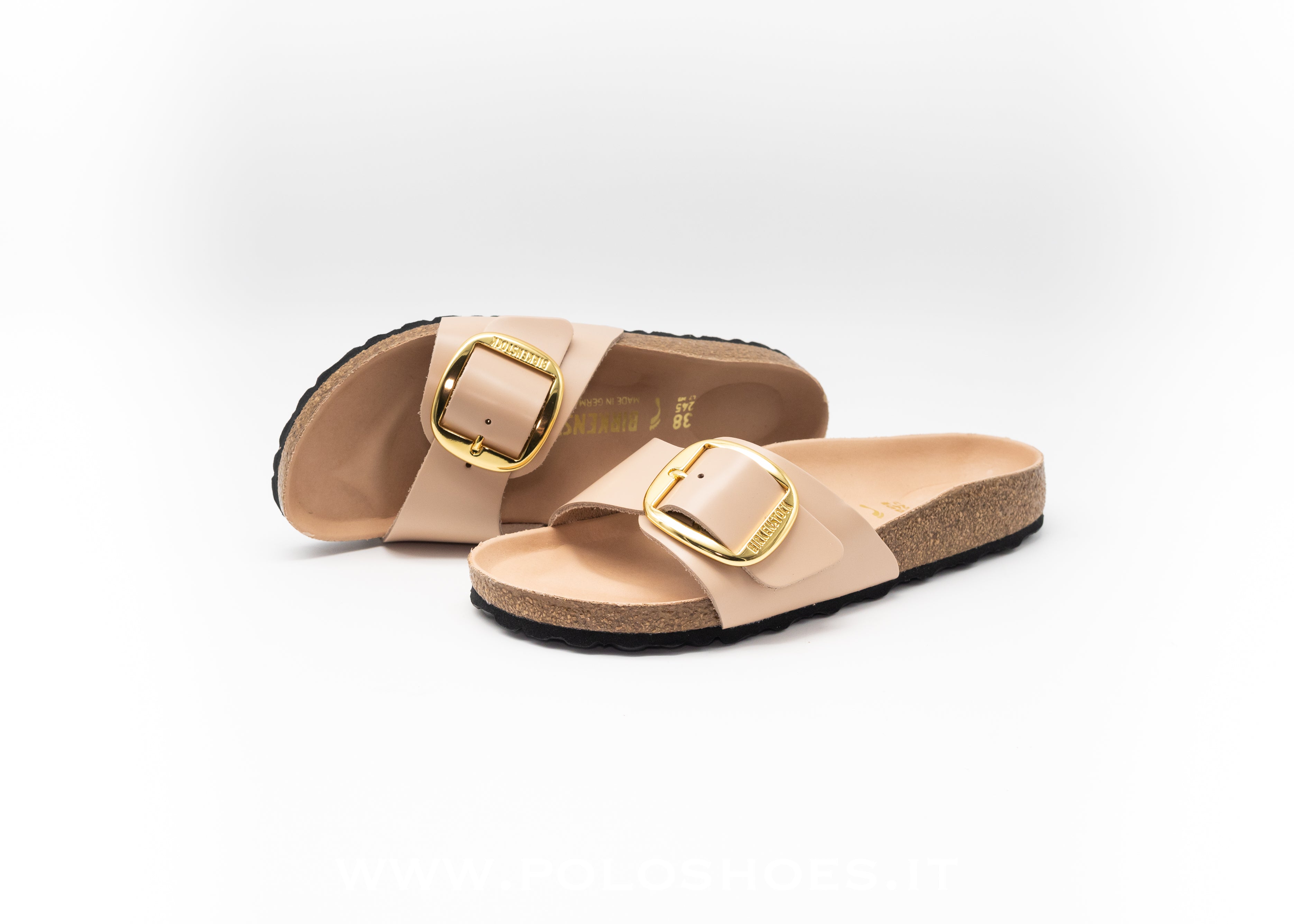 BIRKENSTOCK - MADRID BIG BUCKLE VERNICE NEW BEIGE