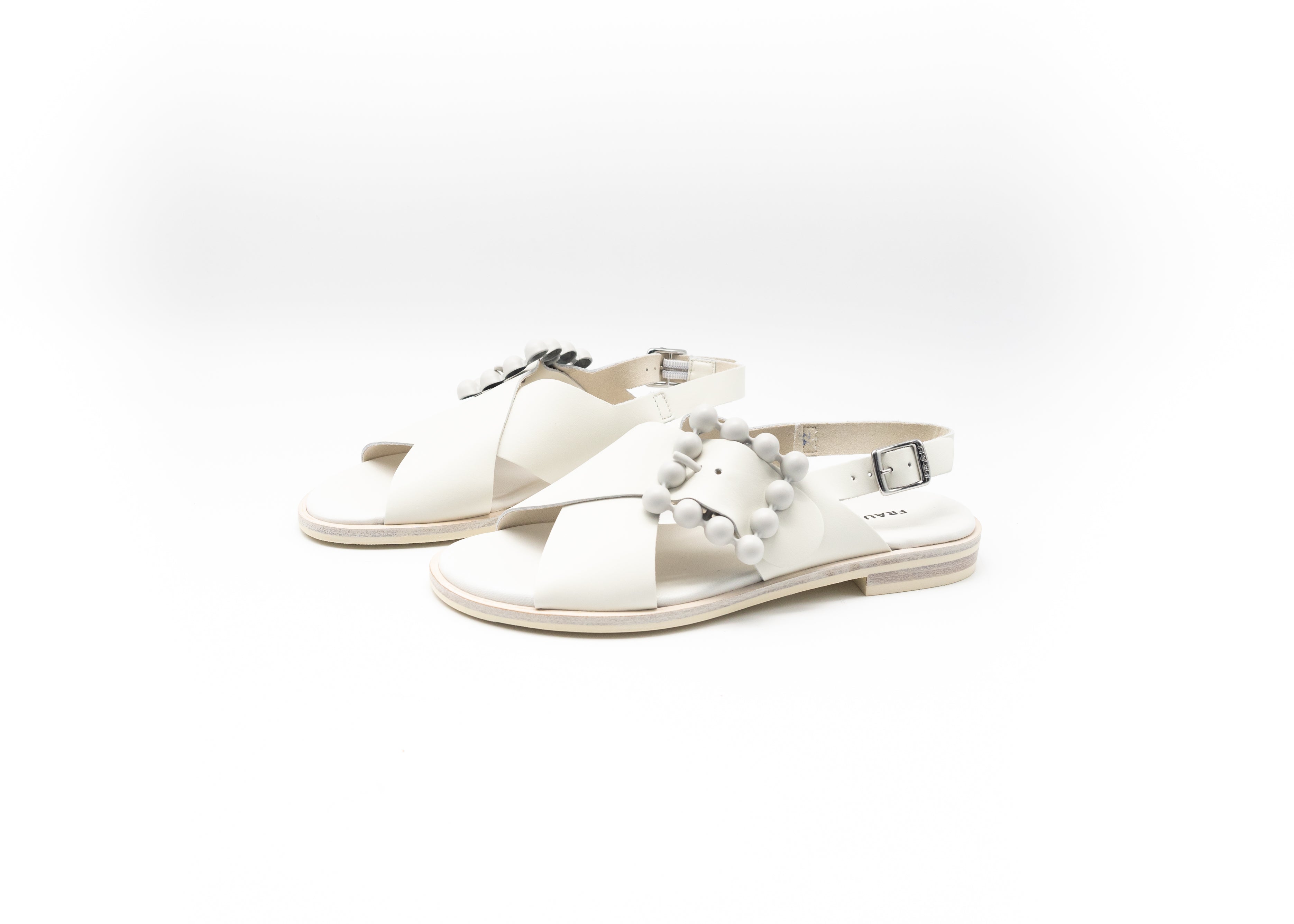 FRAU - SANDALO FIBBIA OFF WHITE