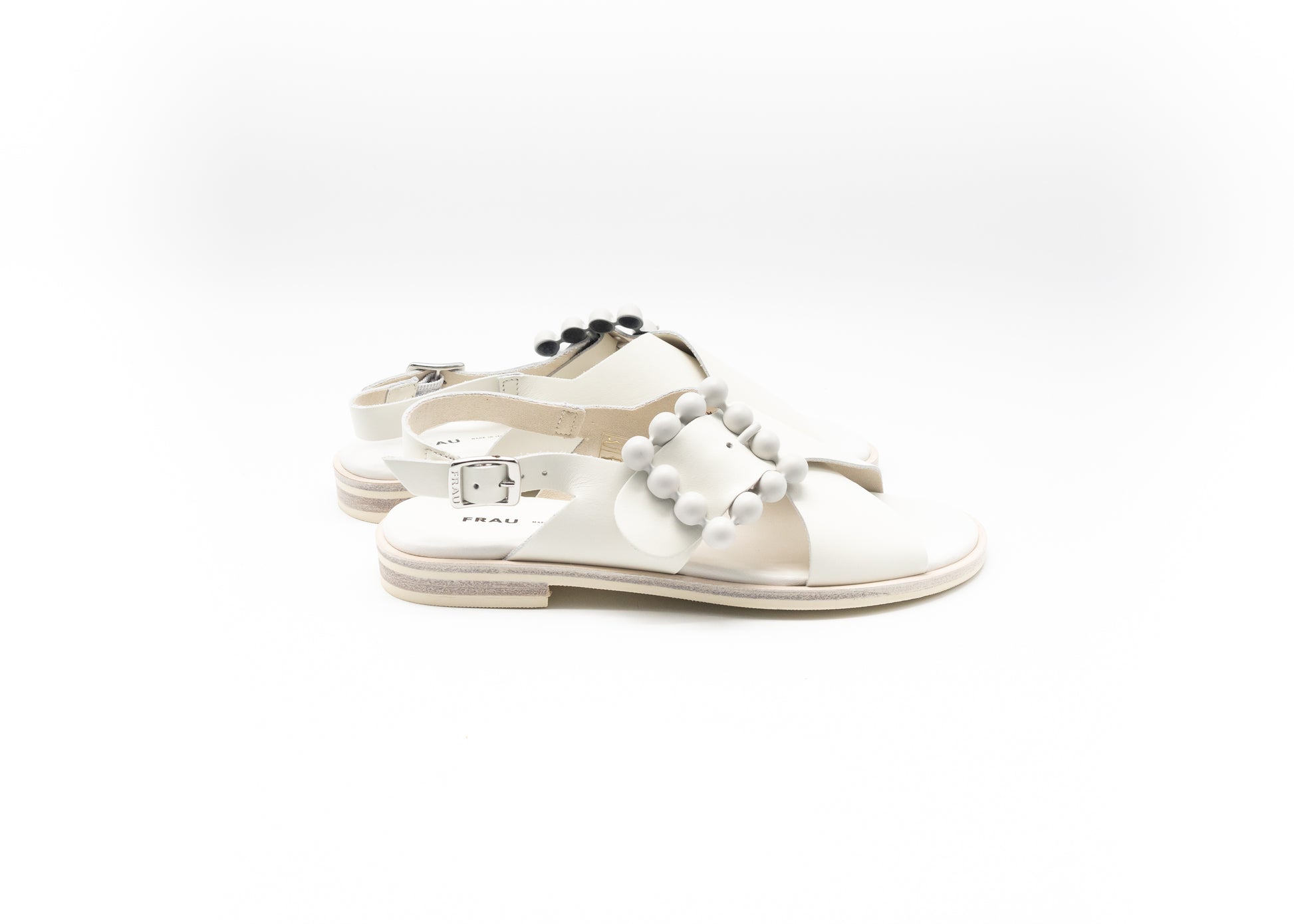 FRAU - SANDALO FIBBIA OFF WHITE