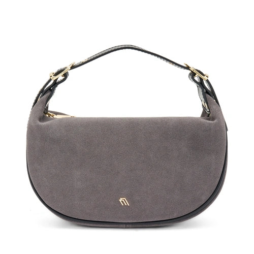 FRAU - HANDBAG MORBIDO SUEDE GRIGIA