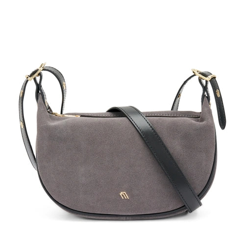 FRAU - HANDBAG MORBIDO SUEDE GRIGIA