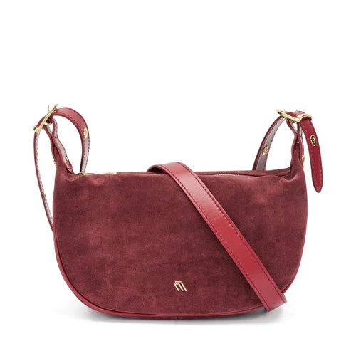 FRAU - HANDBAG MORBIDO SUEDE BORDEAUX