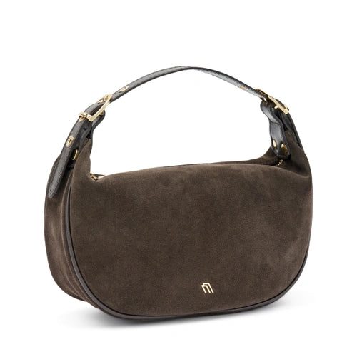FRAU - HANDBAG MORBIDO SUEDE TESTA DI MORO