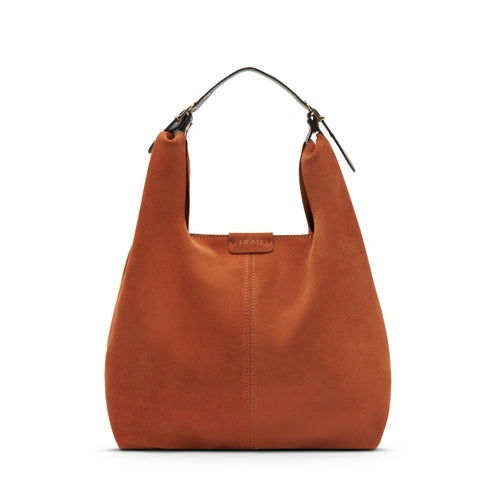FRAU - SHOPPER IN MORBIDO SUEDE RUGGINE