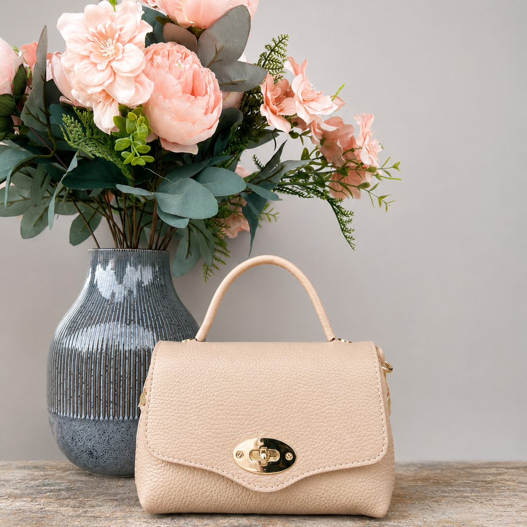 POLO SHOES BAGS - BORSA MINI POSTINO TAUPE