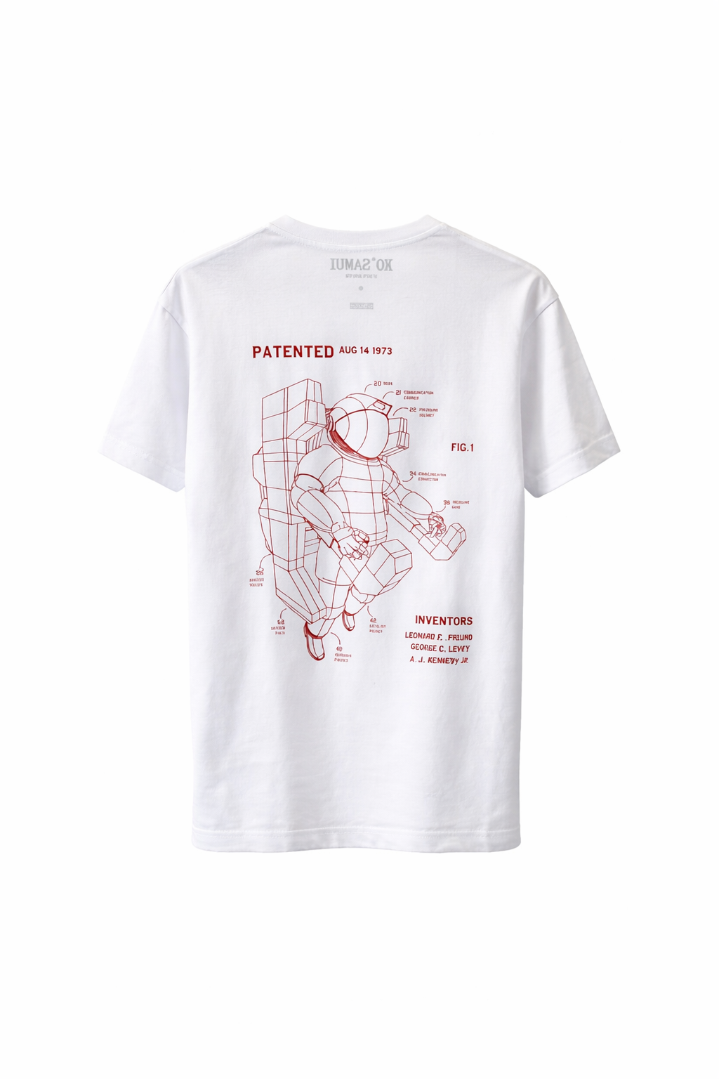 KOSAMUI -T-SHIRT  SPACECRAFT WHITE