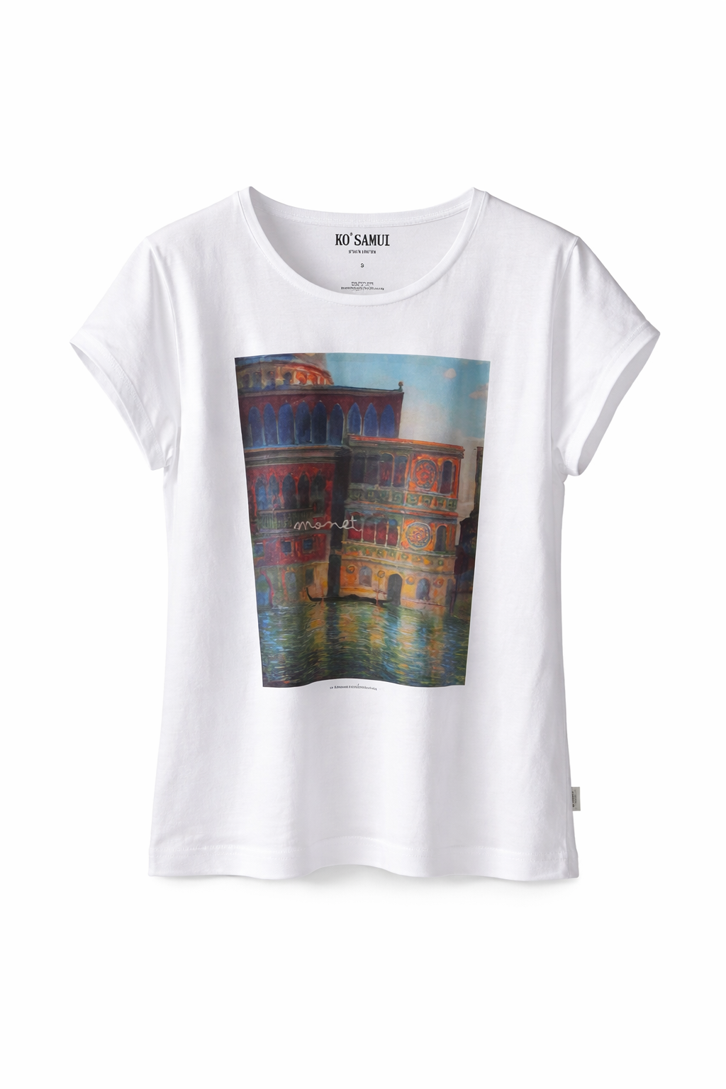 KOSAMUI -T-SHIRT SILMON WHITE
