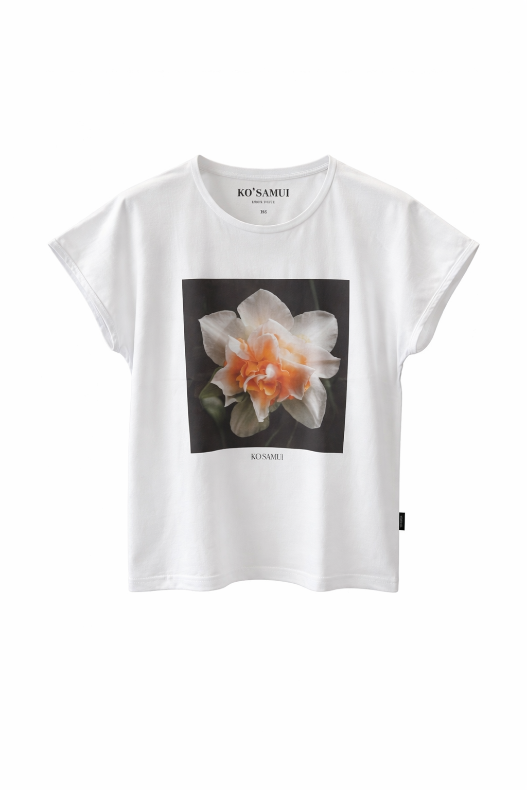 KOSAMUI -T-SHIRT BLOOM WHITE