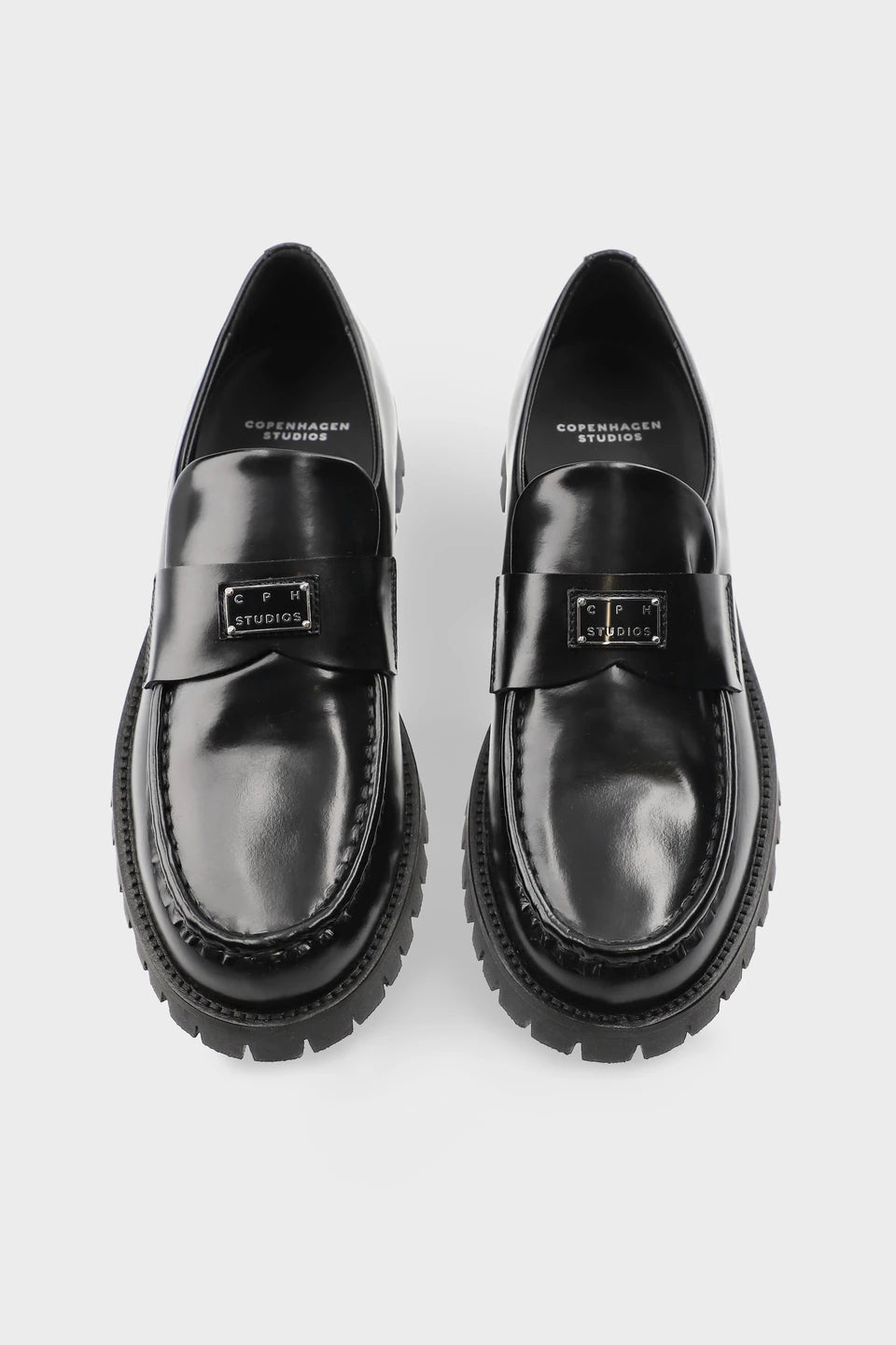 COPENHAGEN - MOCASSINO CPH848 BRUSHED LEATHER BLACK