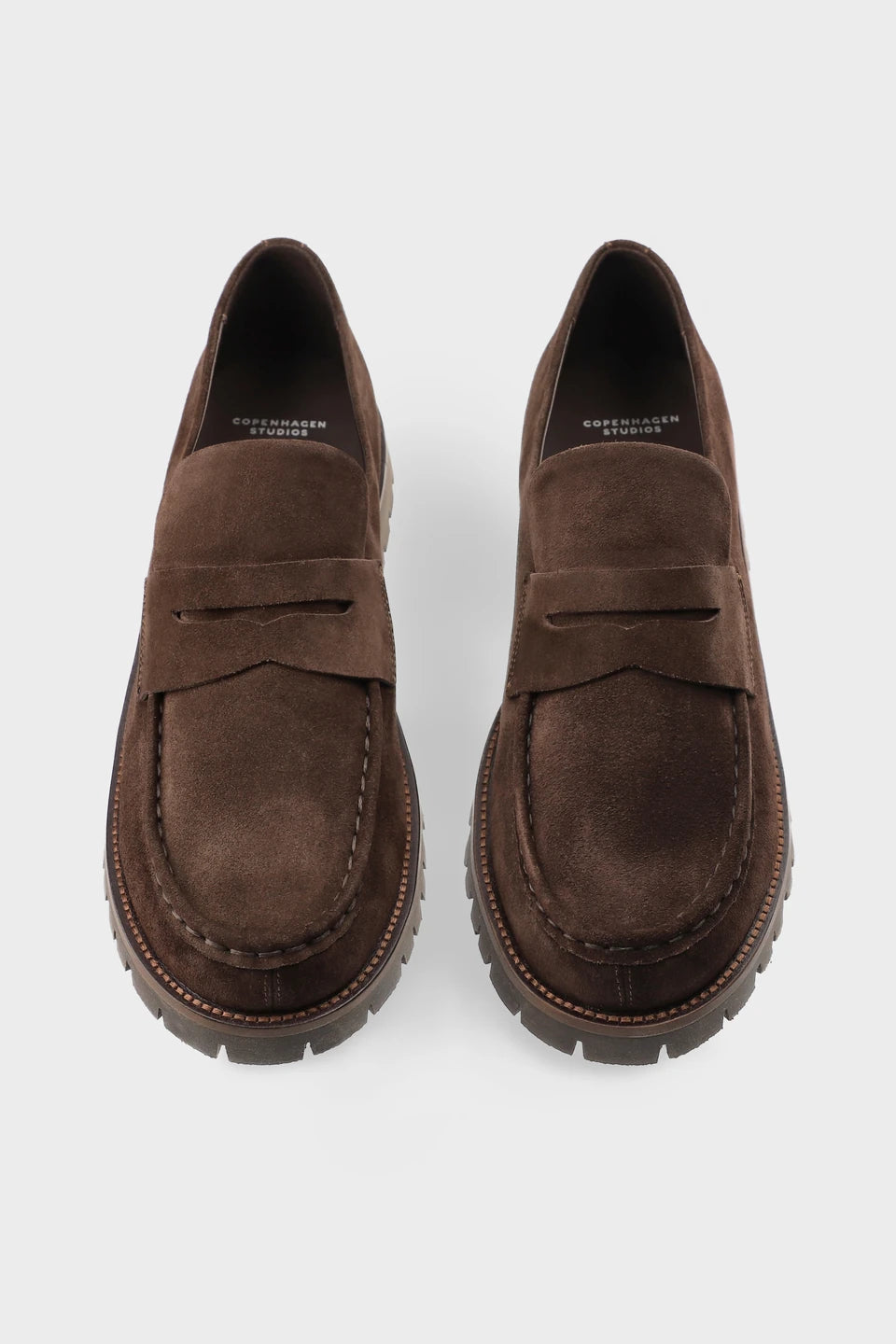 COPENHAGEN - MOCASSINO CPH848 SUEDE CHOCOLATE