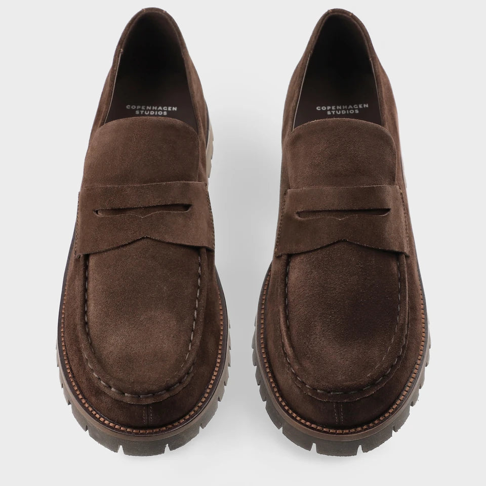 COPENHAGEN - MOCASSINO CPH848 SUEDE CHOCOLATE