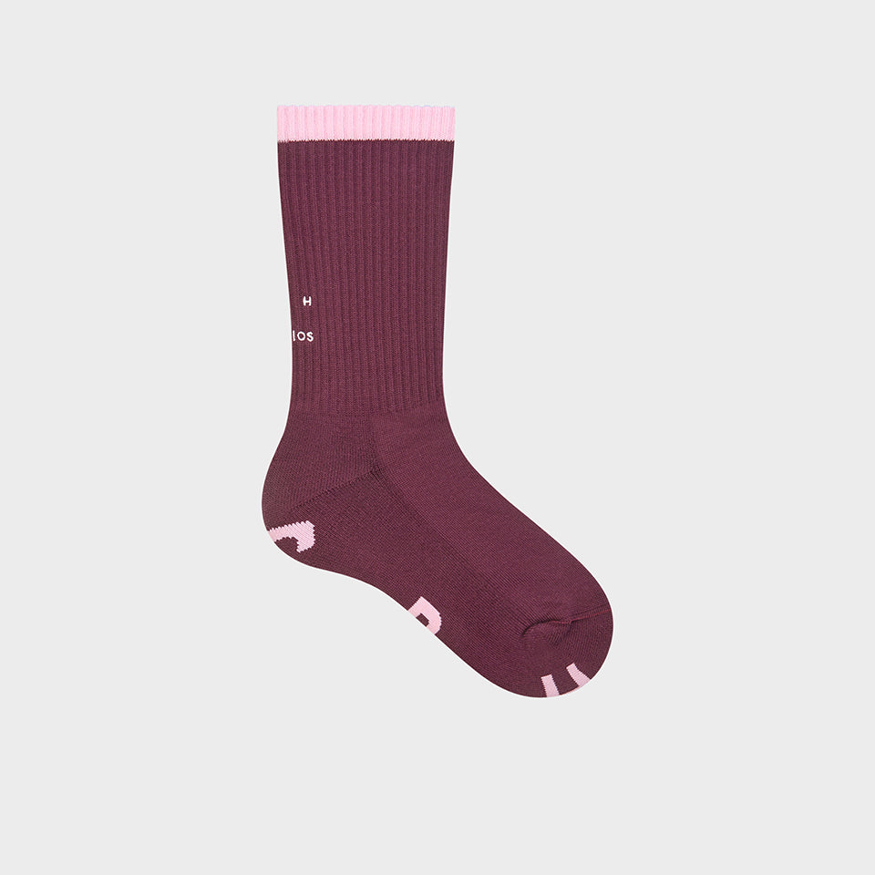 CPH STUDIOS - CPH SOCKS 13 COTTON BLEND BURGUNDY
