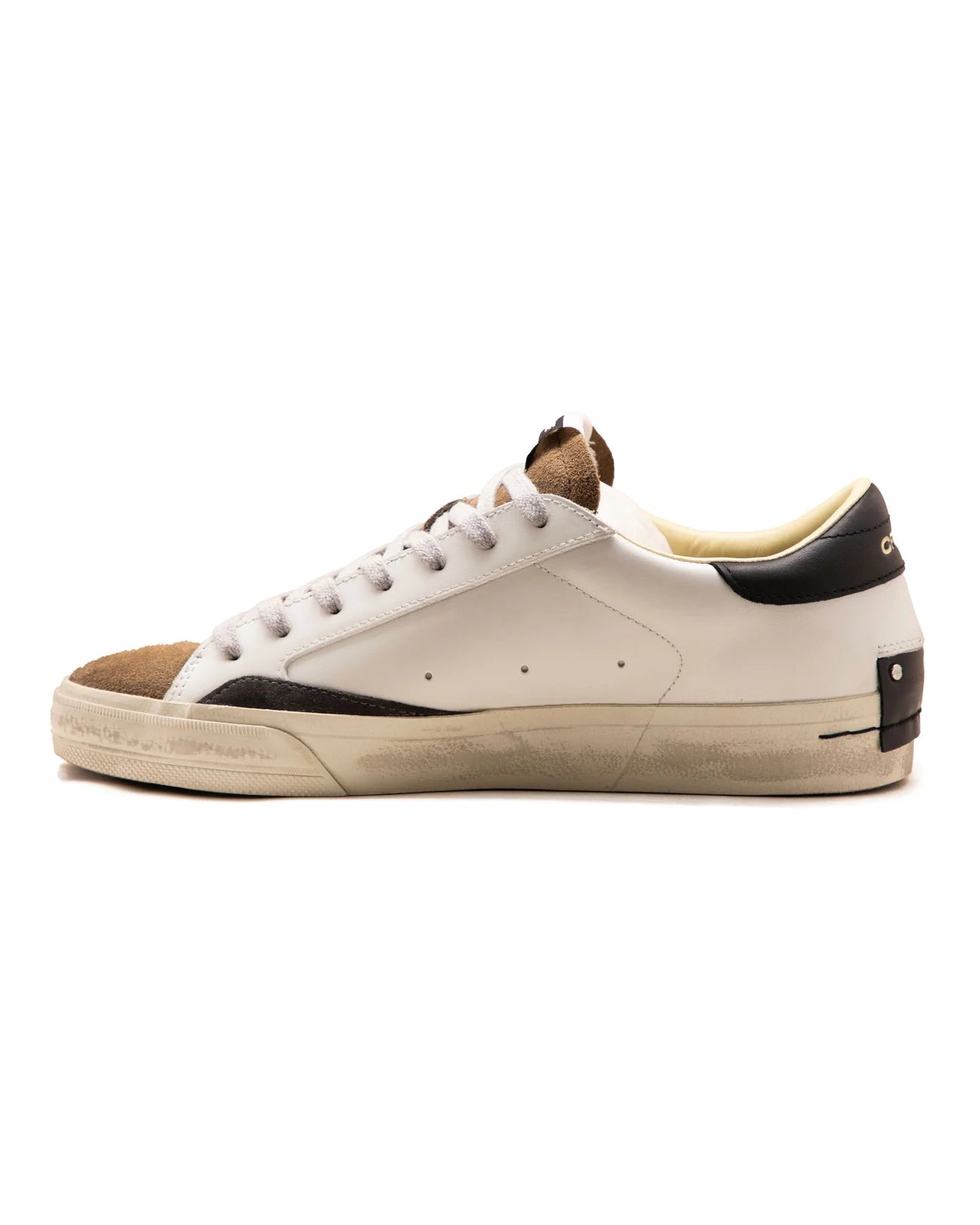 CRIME LONDON - DISTRESSED 2.0 WHITE BROWN