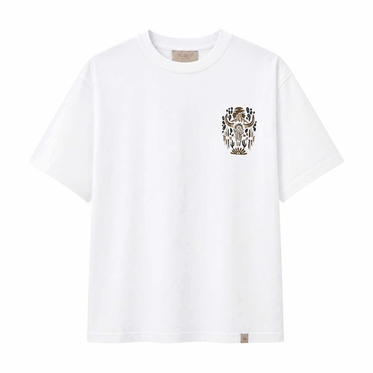 TÖÖCO - T-SHIRT SKULLD WHITE
