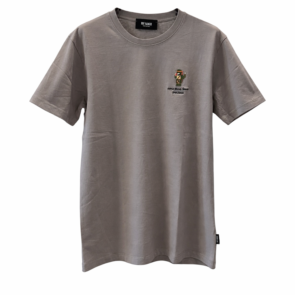 KOSAMUI -T-SHIRT EMBTURT CEMENT