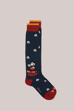 SOX IN THE BOX - CALZE LUNGHE MICKEY MOUSE BLU