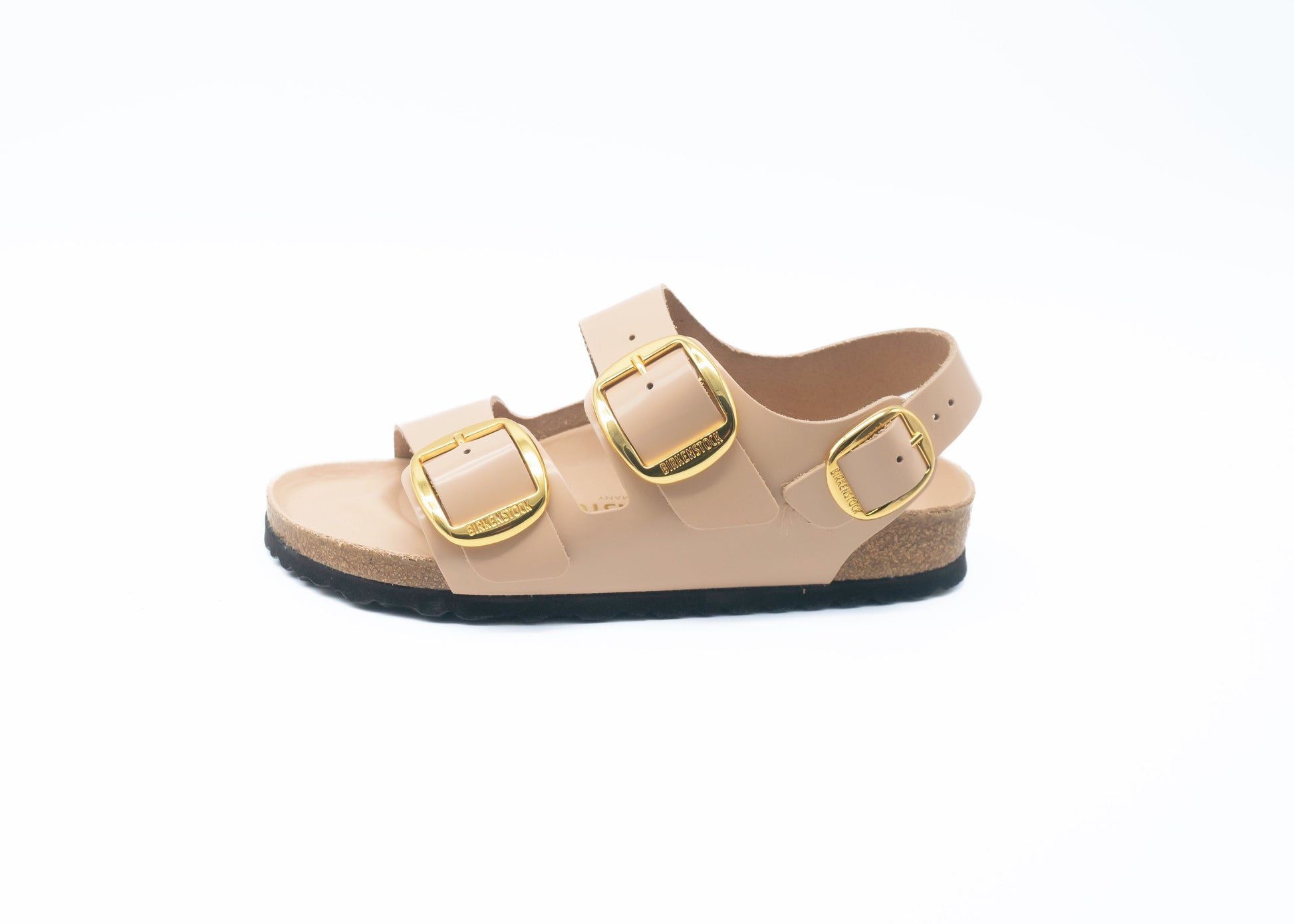 BIRKENSTOCK - MILANO BIG BUCKLE HIGH-SHINE NEW BEIGE