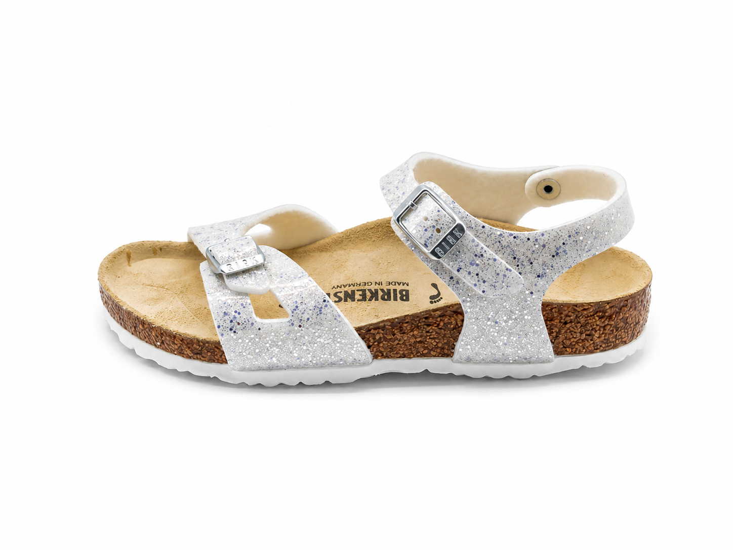 BIRKENSTOCK - RIO KIDS COSMIC SPARKLE WHITE