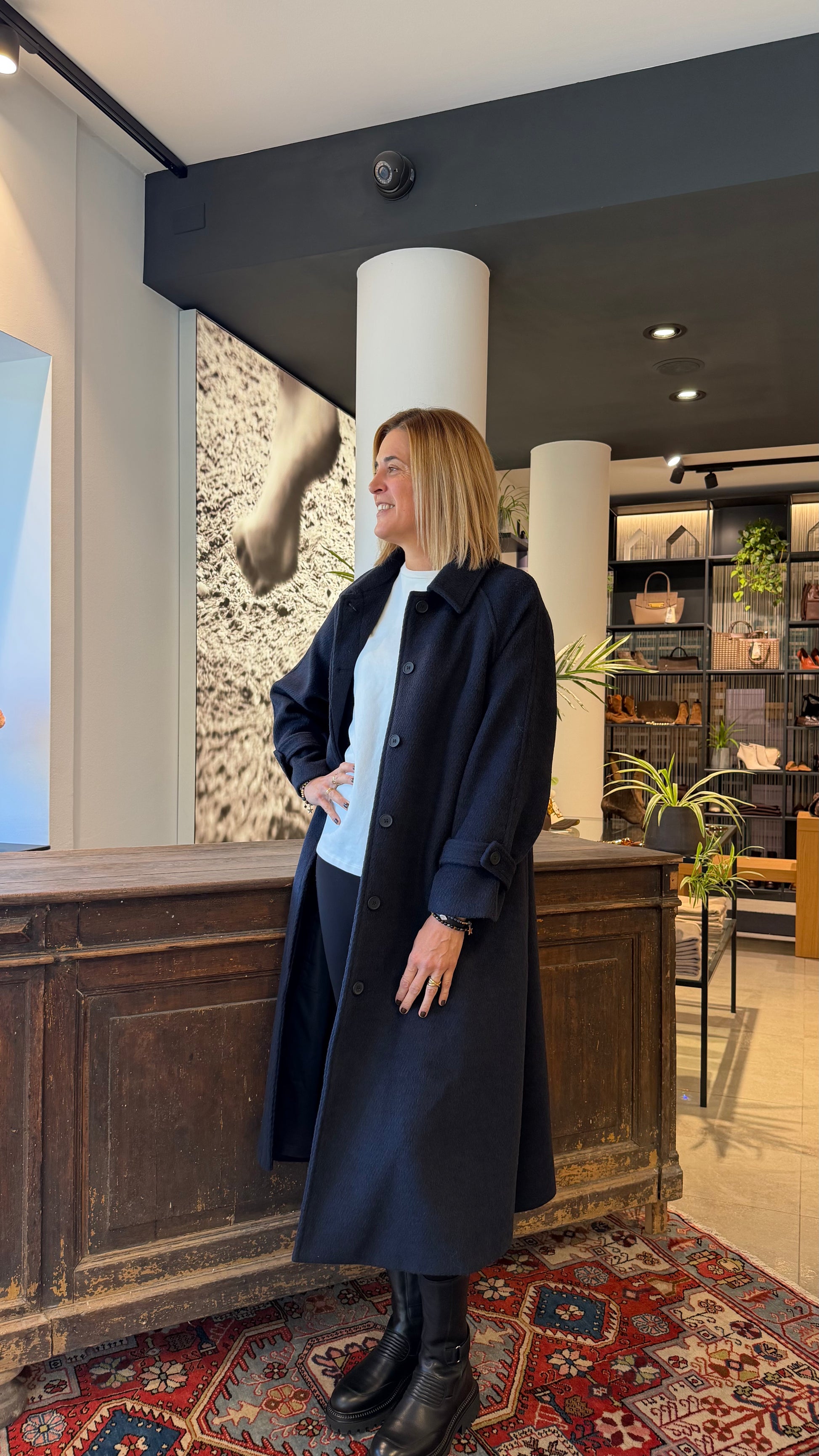 ELEH - CAPPOTTO OVERSIZE BLU