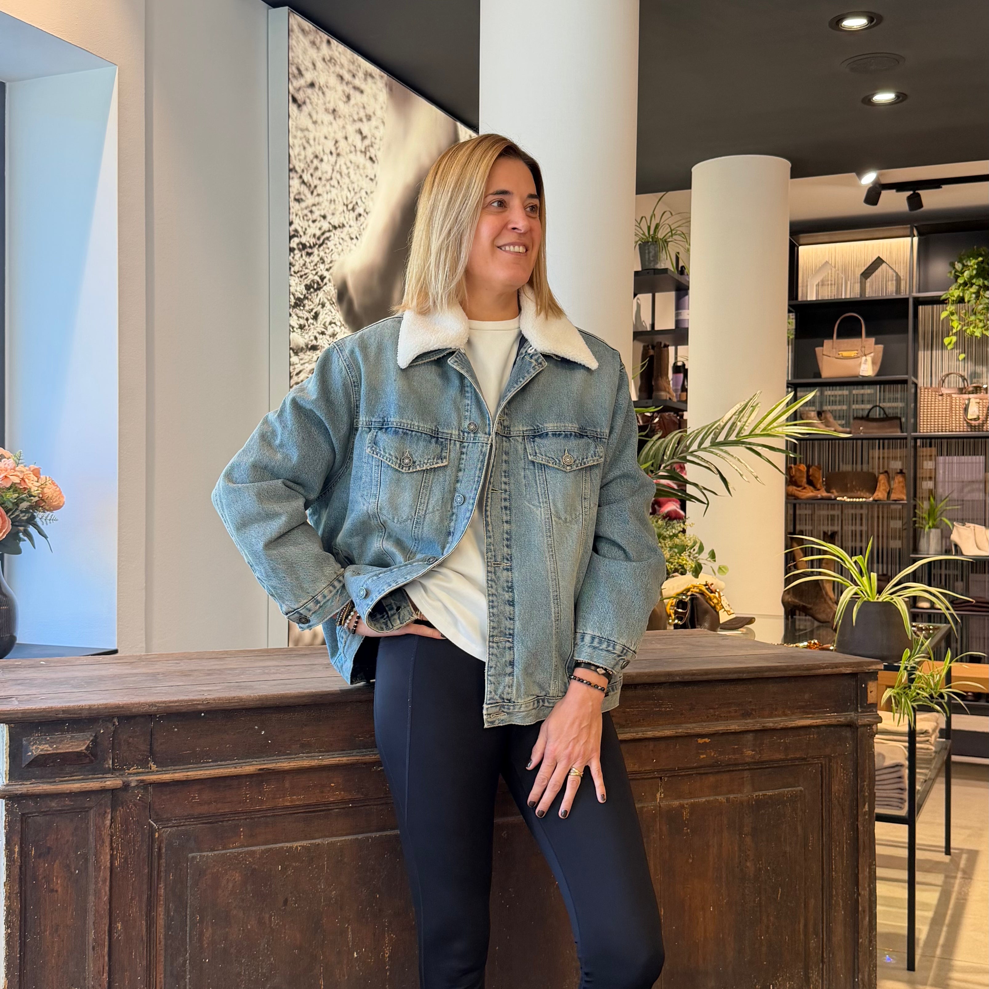 GOD SAVE DENIM - GIUBBINO OVER JEANS TULIPANO 4