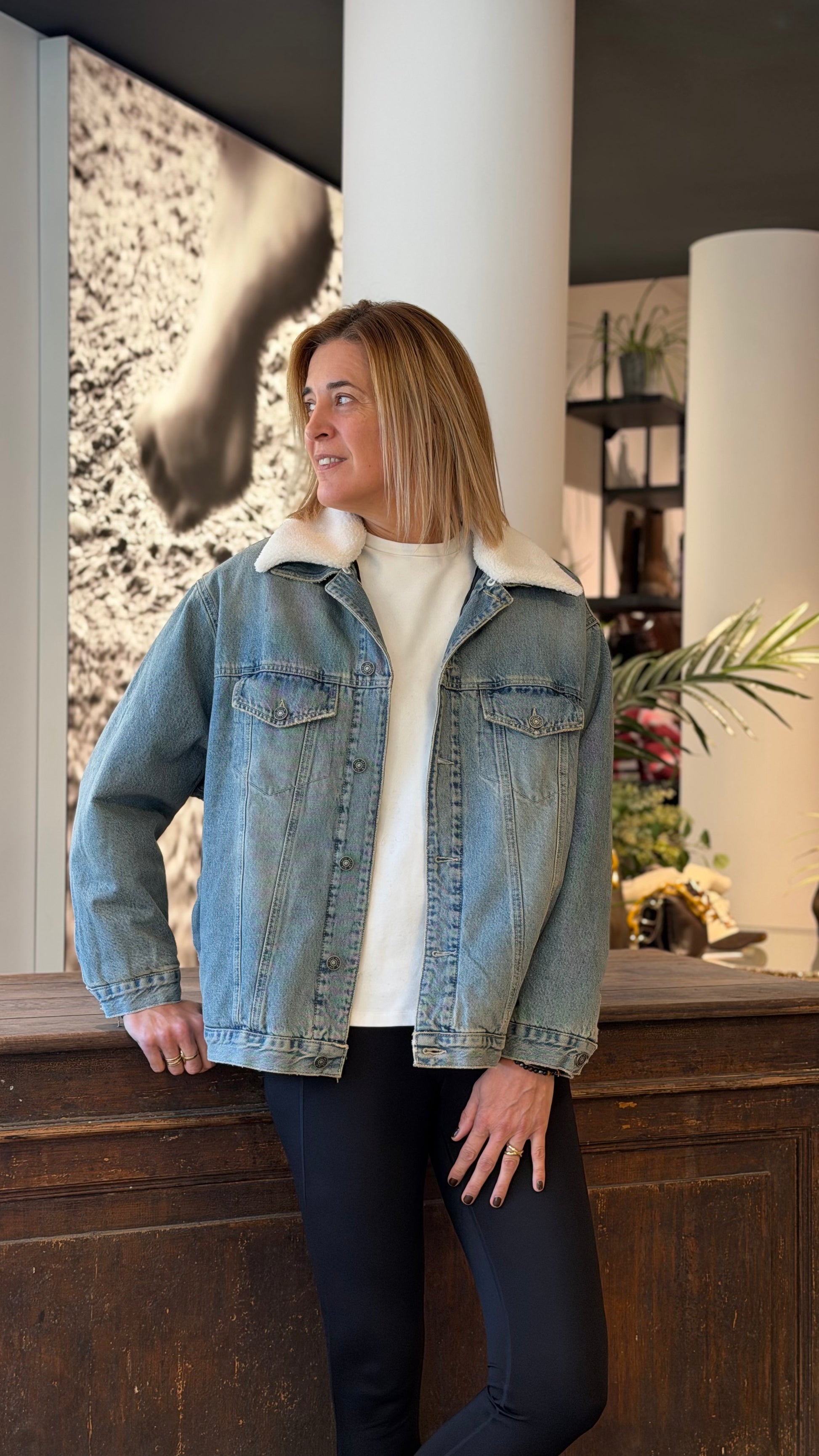 GOD SAVE DENIM - GIUBBINO OVER JEANS TULIPANO 4