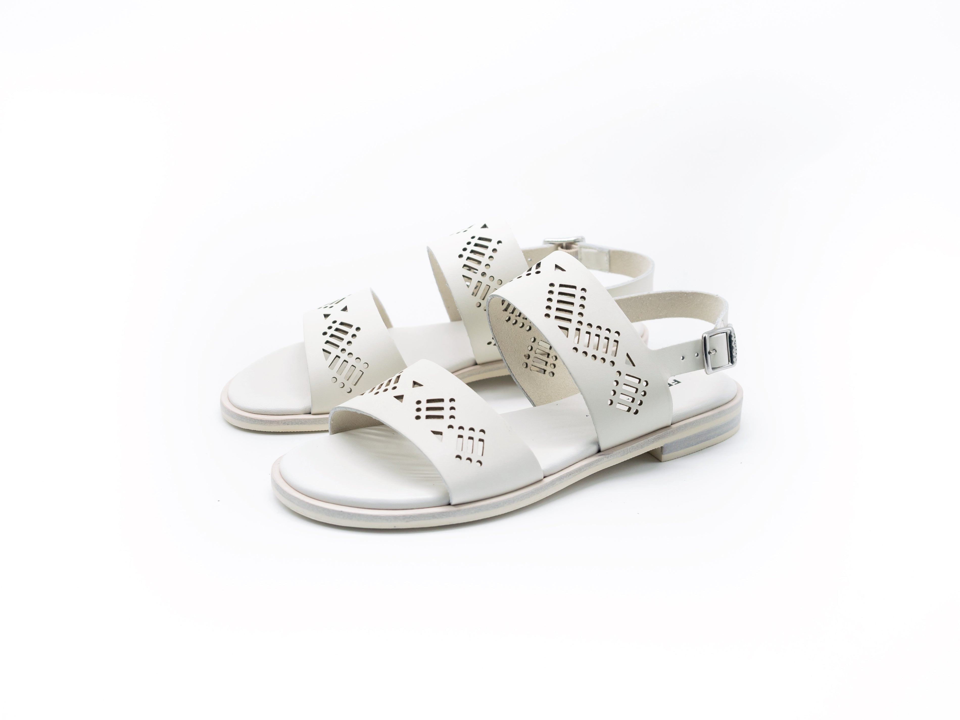 FRAU - SANDALO LASERATO WHITE