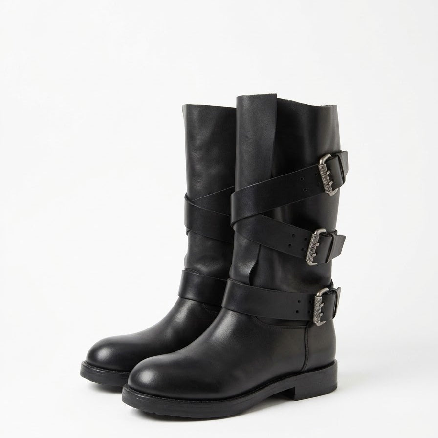 JD - STIVALE BIKER  BLACK