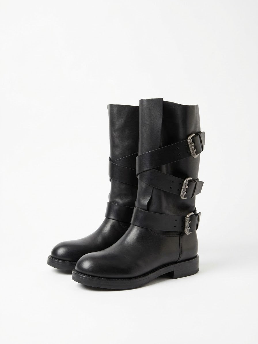 JD - STIVALE BIKER  BLACK