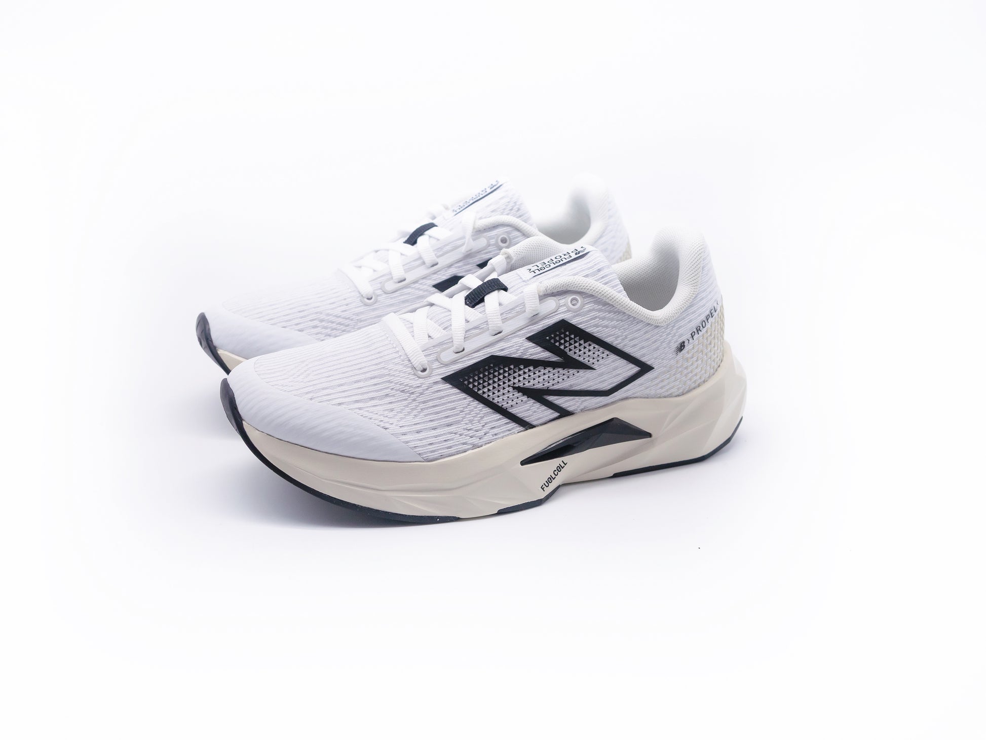 NEW BALANCE - NEW BALANCE WHITE CON BLACK E LINEN