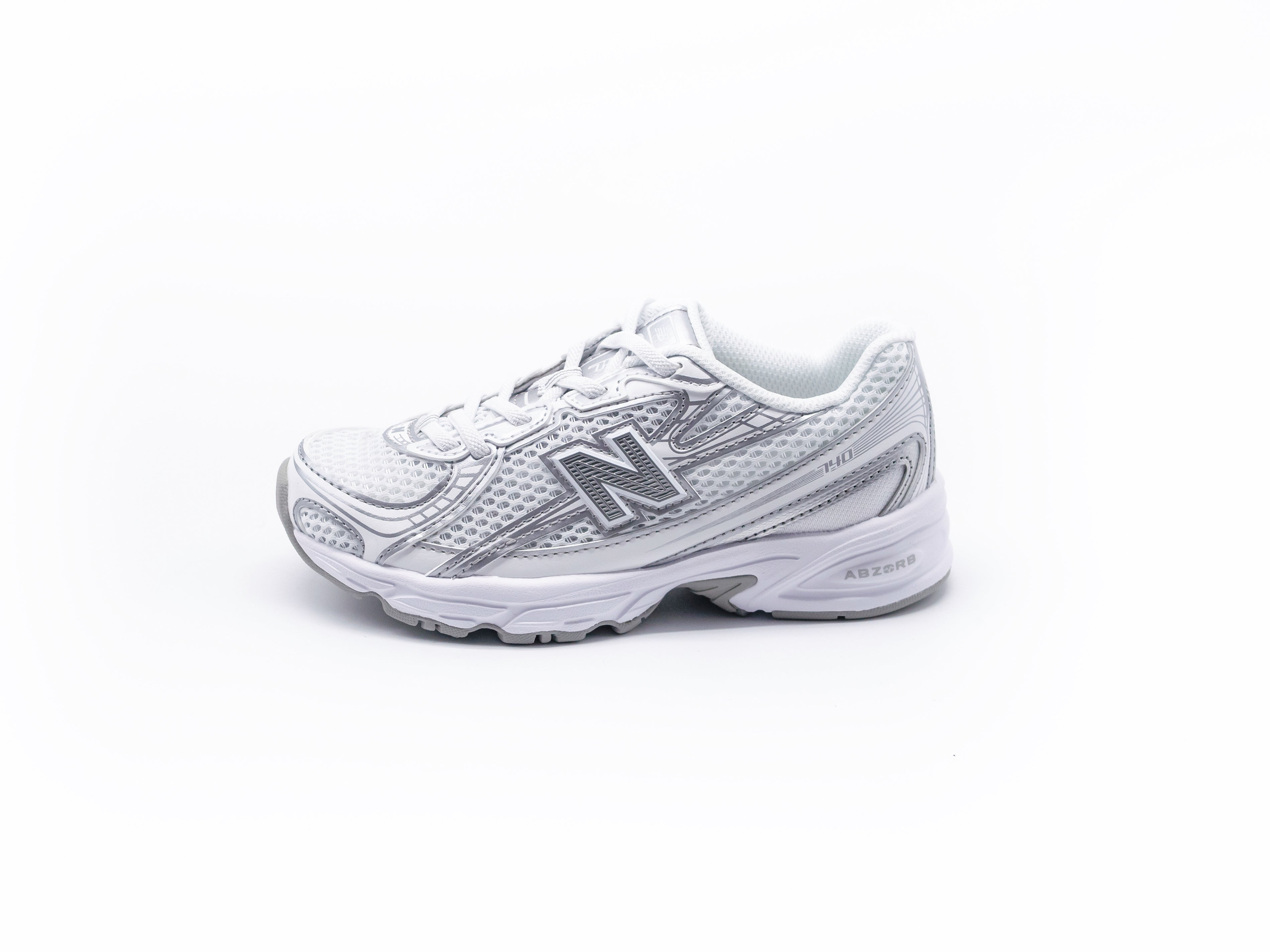 NEW BALANCE - NEW BALANCE 740 WHITE CON SILVER METALIC KIDS