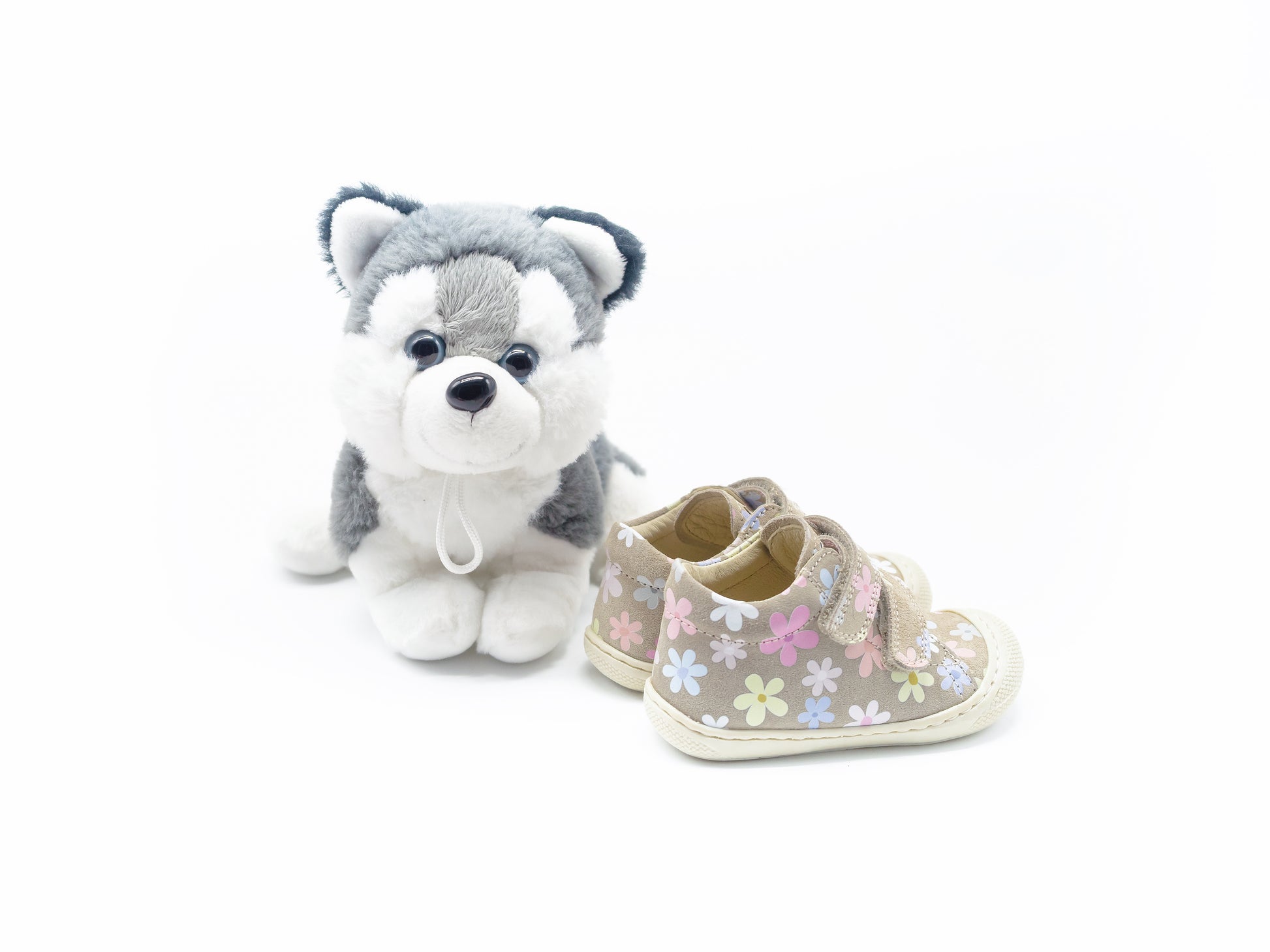 NATURINO - COCOON SUEDE BEIGE FIORI