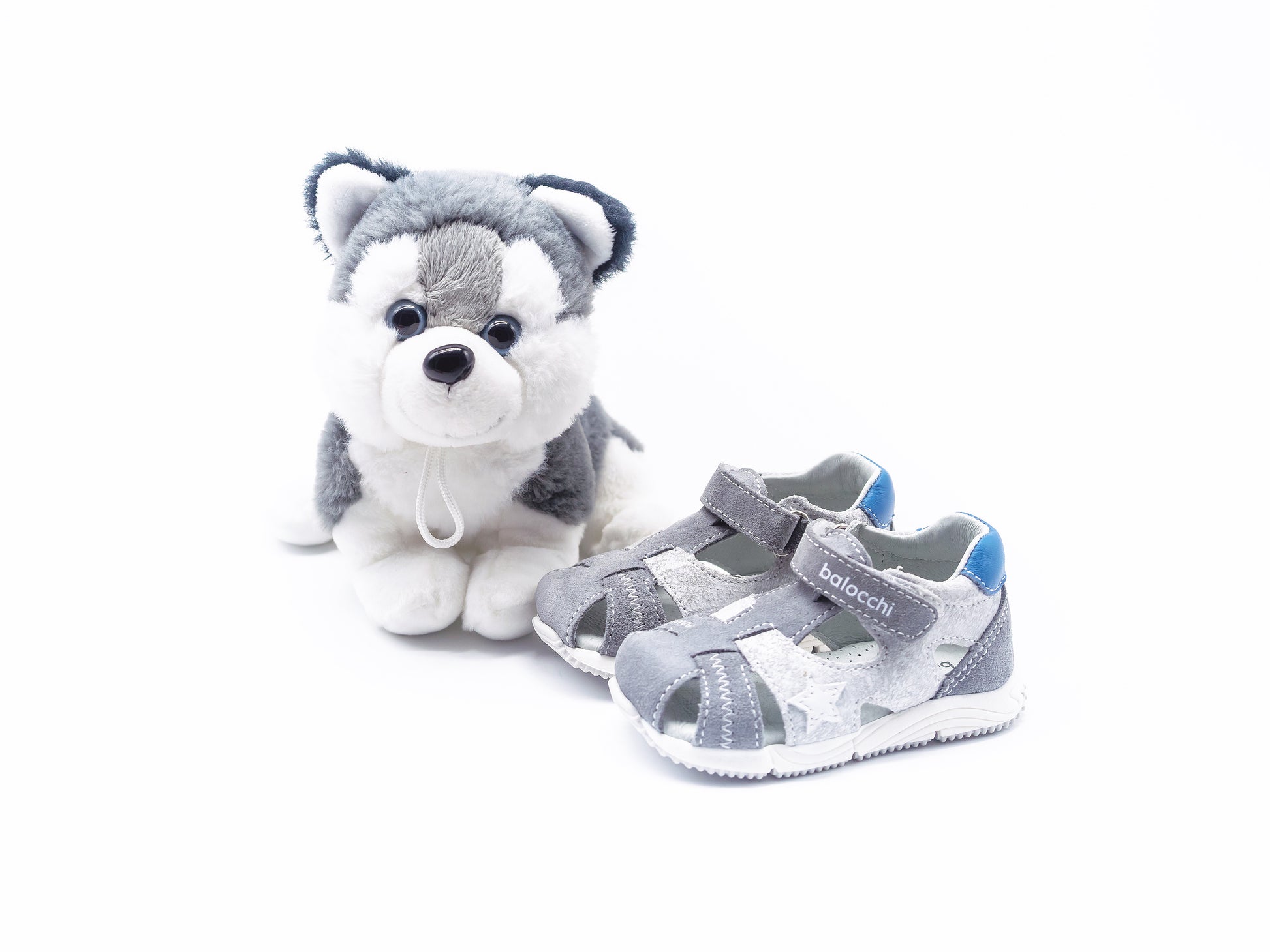 BALOCCHI - SANDALO GABBIETTA SPINNER GRIGIO