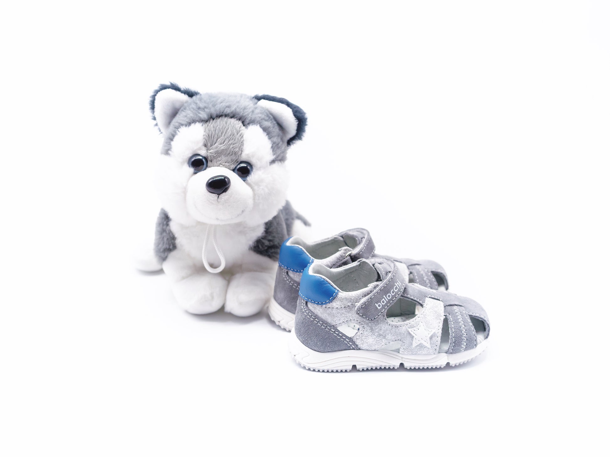 BALOCCHI - SANDALO GABBIETTA SPINNER GRIGIO