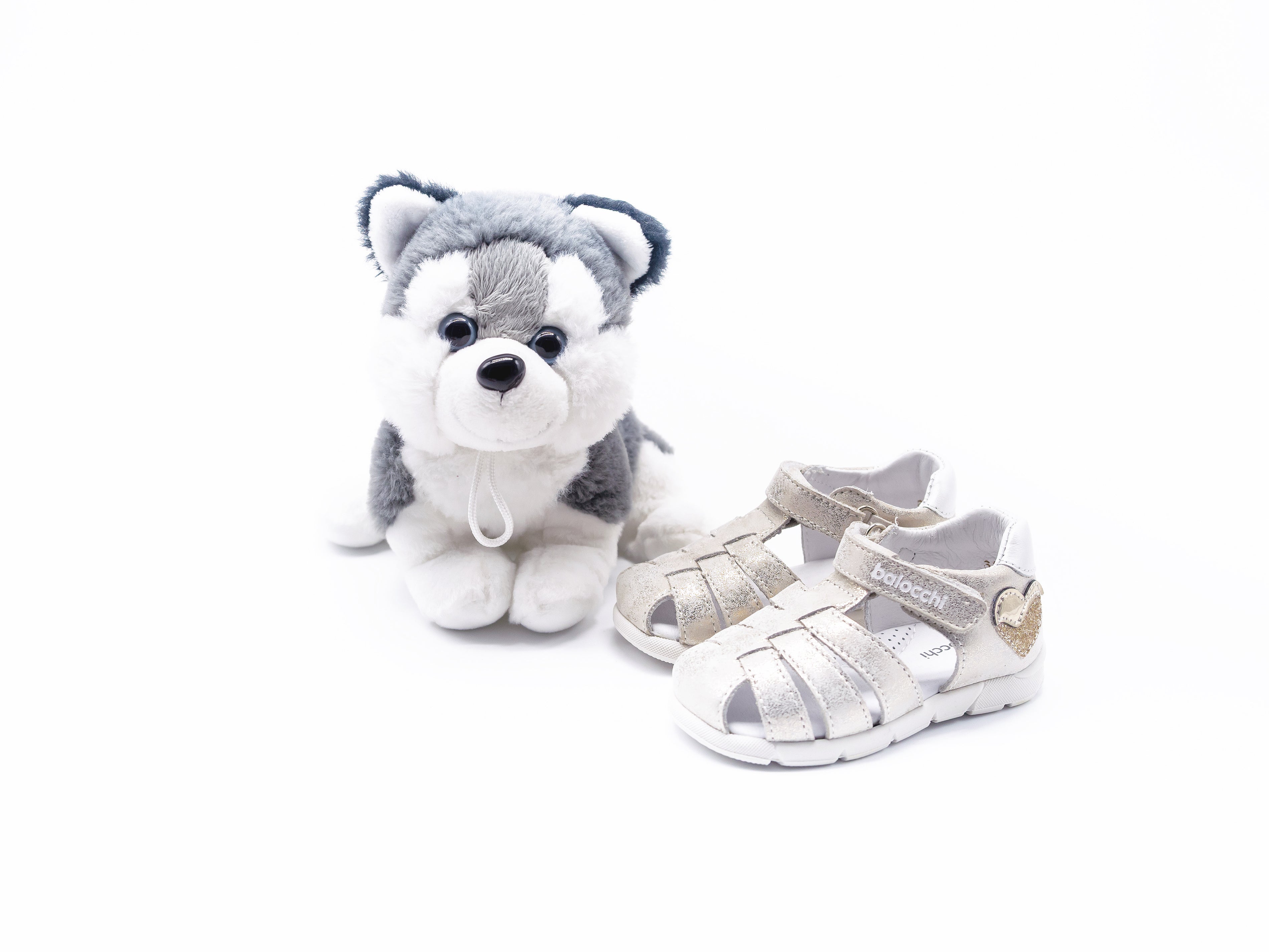 BALOCCHI - SANDALO GABBIETTA OVER PLATINO