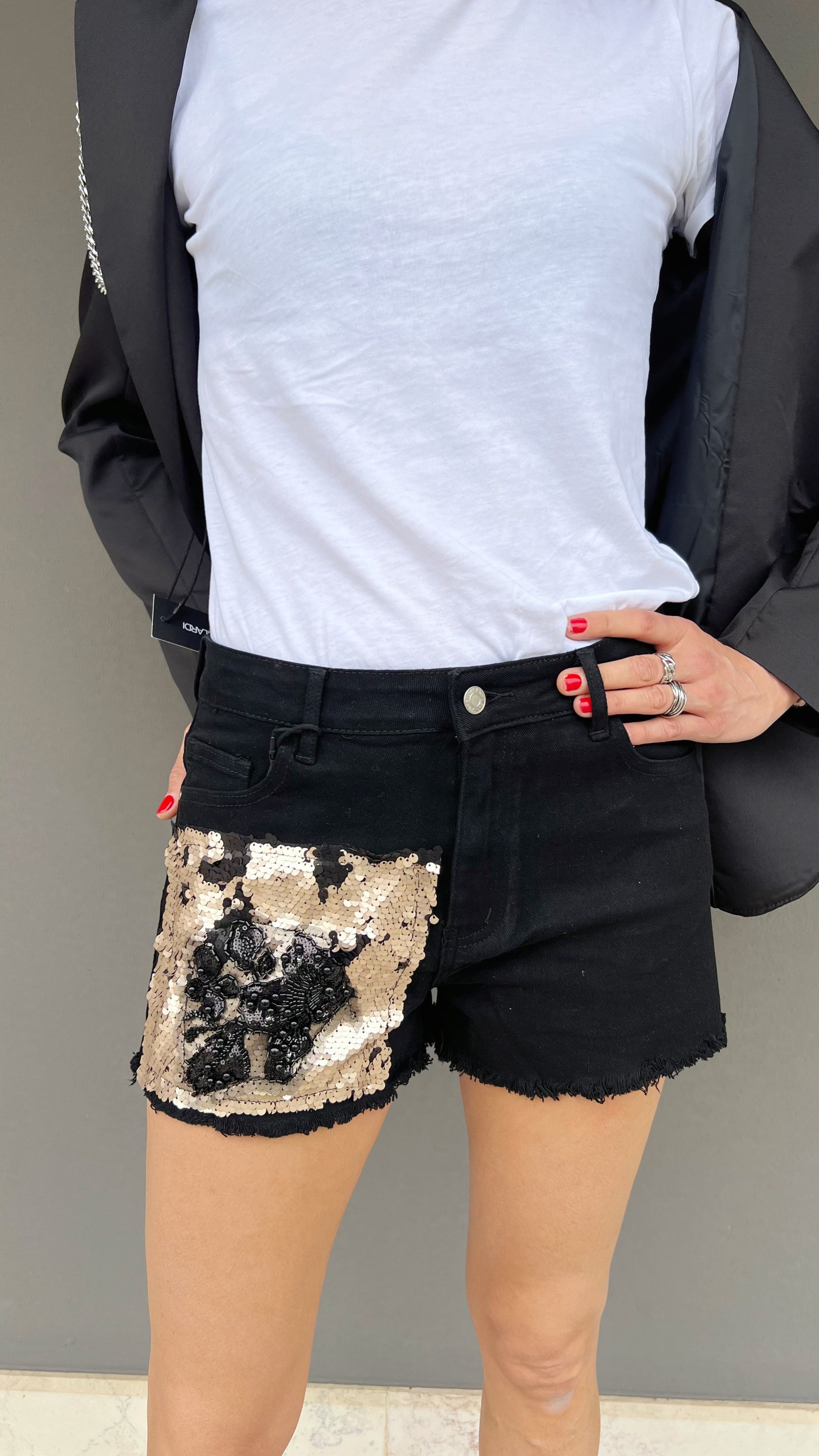 STEFANO GHILARDI - SHORT OSAKA PATCH BLACK