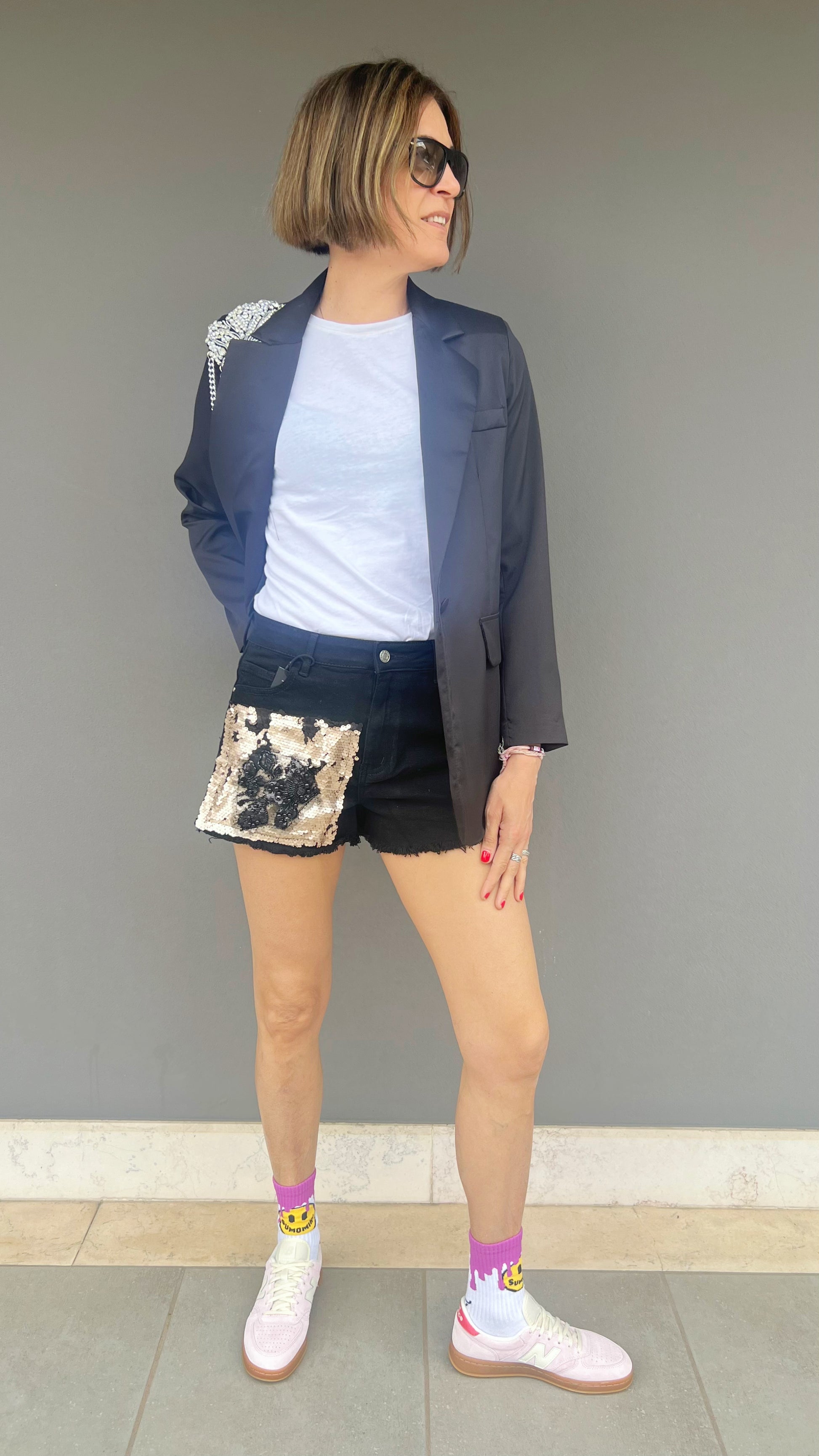 STEFANO GHILARDI - SHORT OSAKA PATCH BLACK