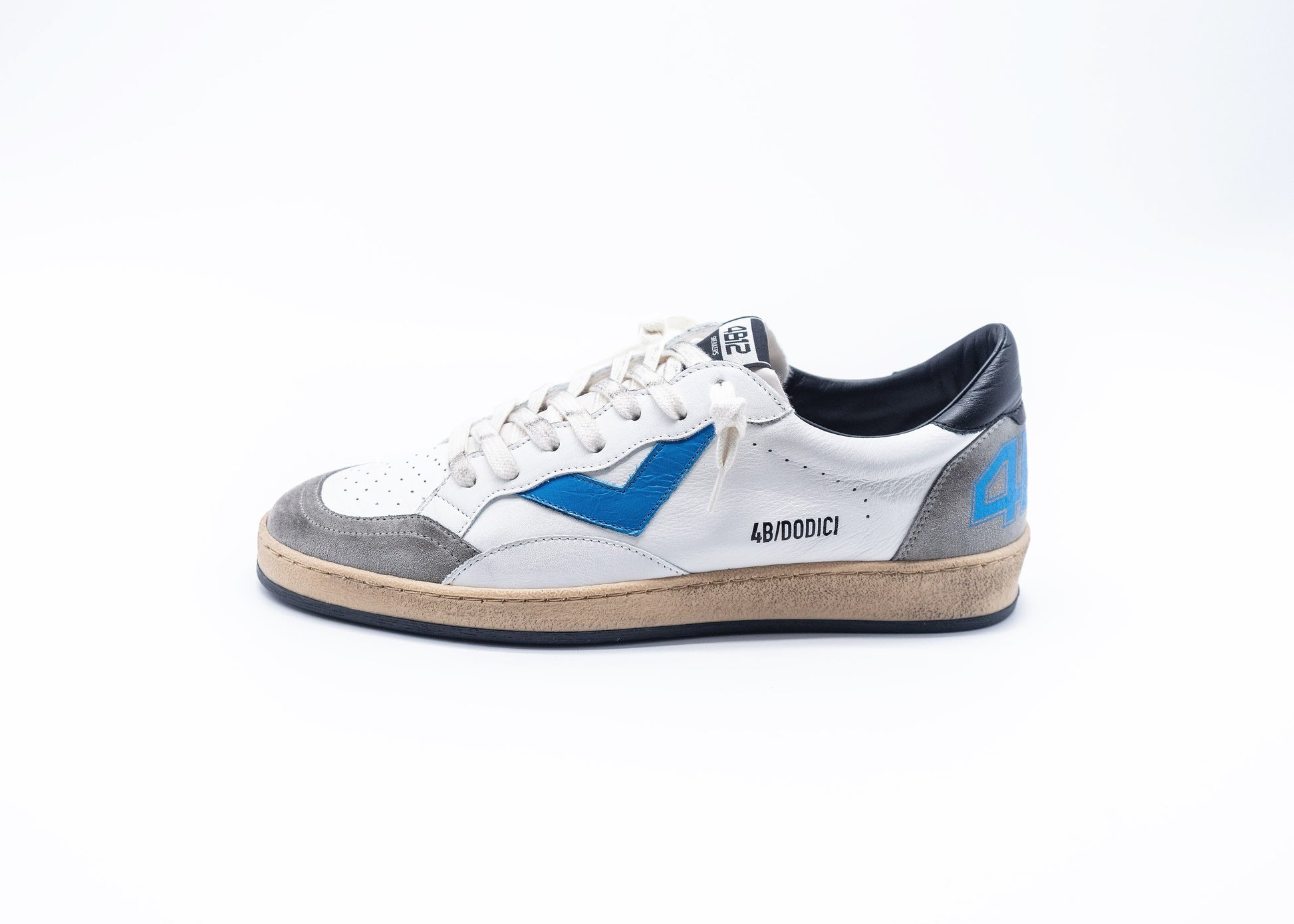 4B12- SNEAKERS PLAY GRIGIO AZZURRO
