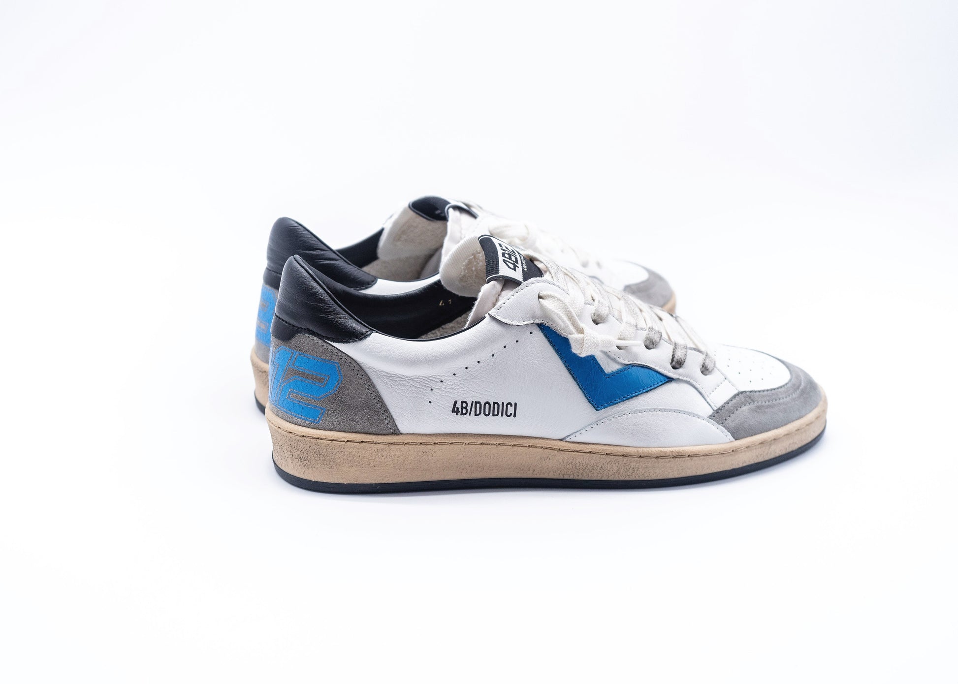4B12- SNEAKERS PLAY GRIGIO AZZURRO