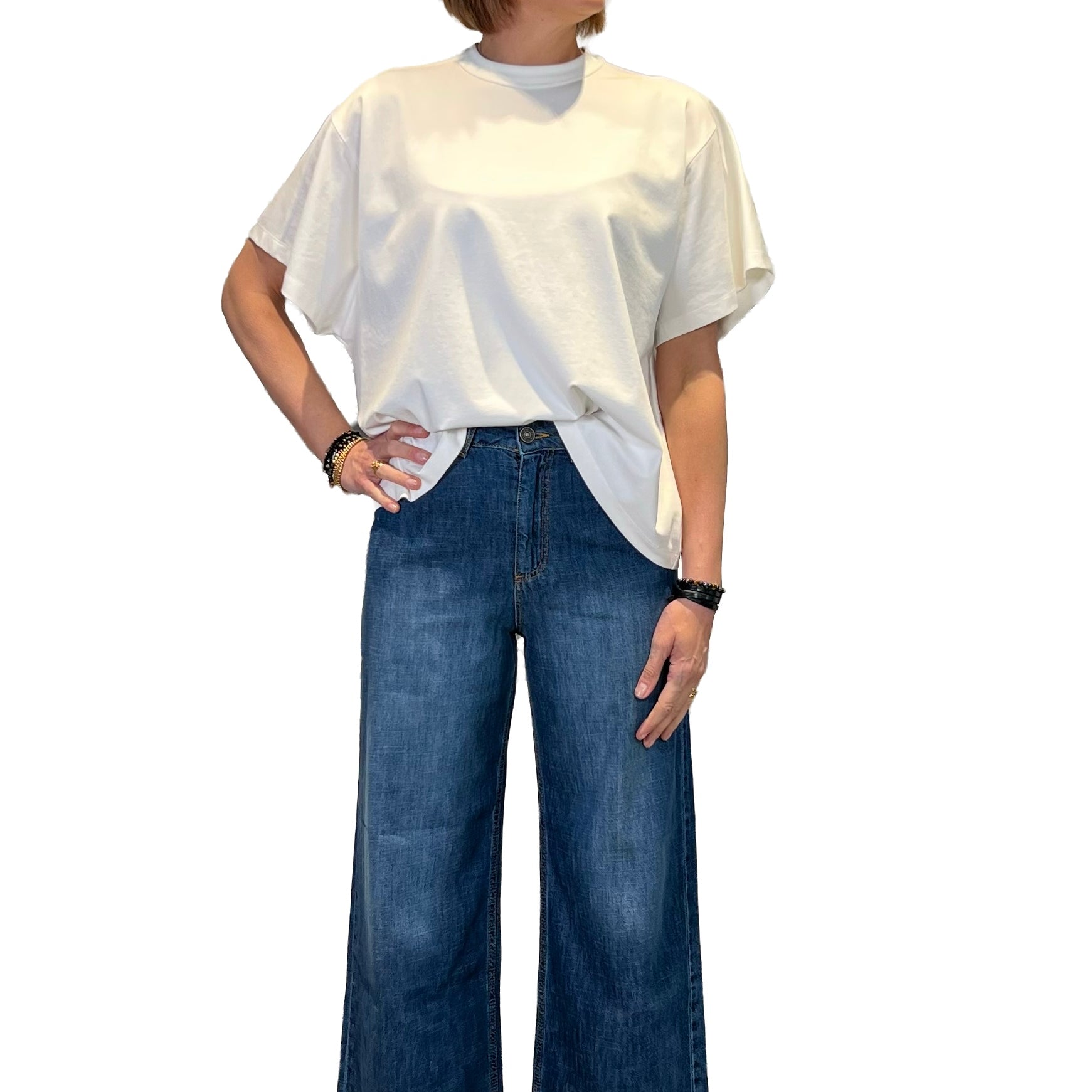 GOD SAVE DENIM - JEANS PALAZZO SELENE