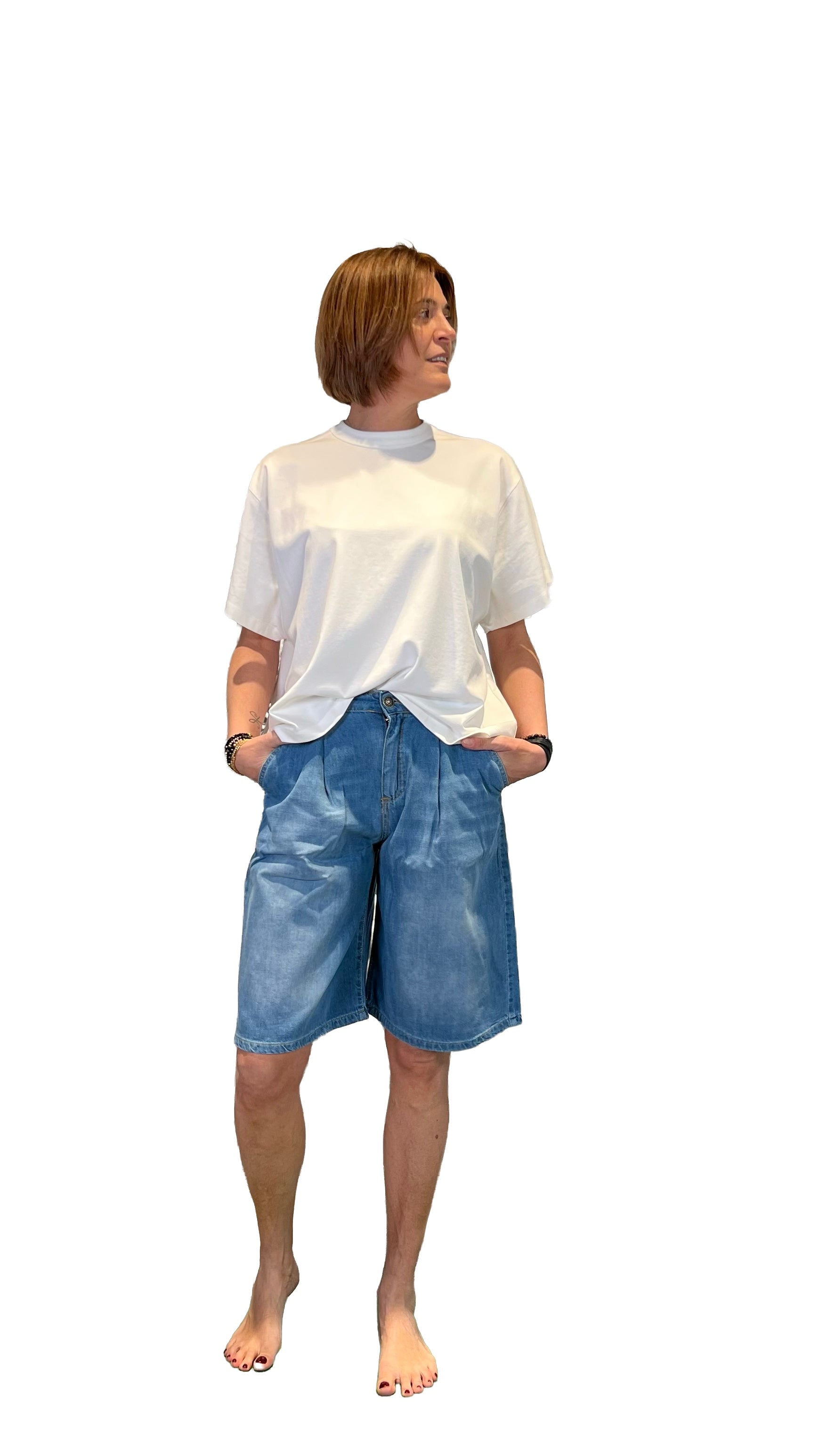 GOD SAVE DENIM - JEANS BERMUDA DENIM FRESIA