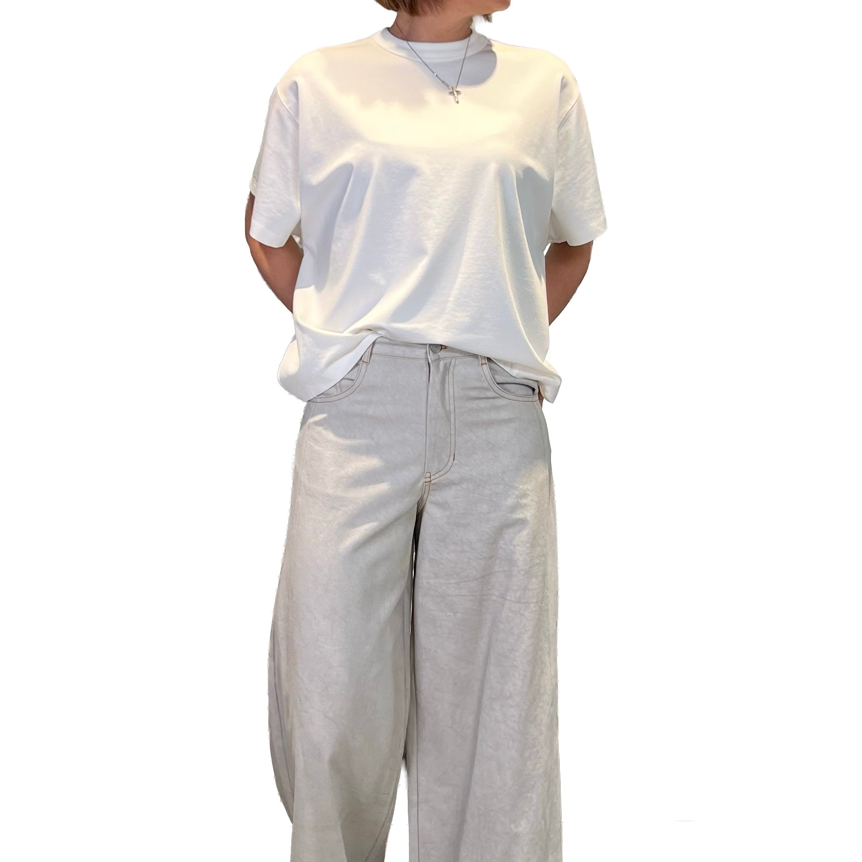ELEH - JEANS SLAVATO GRIGIO
