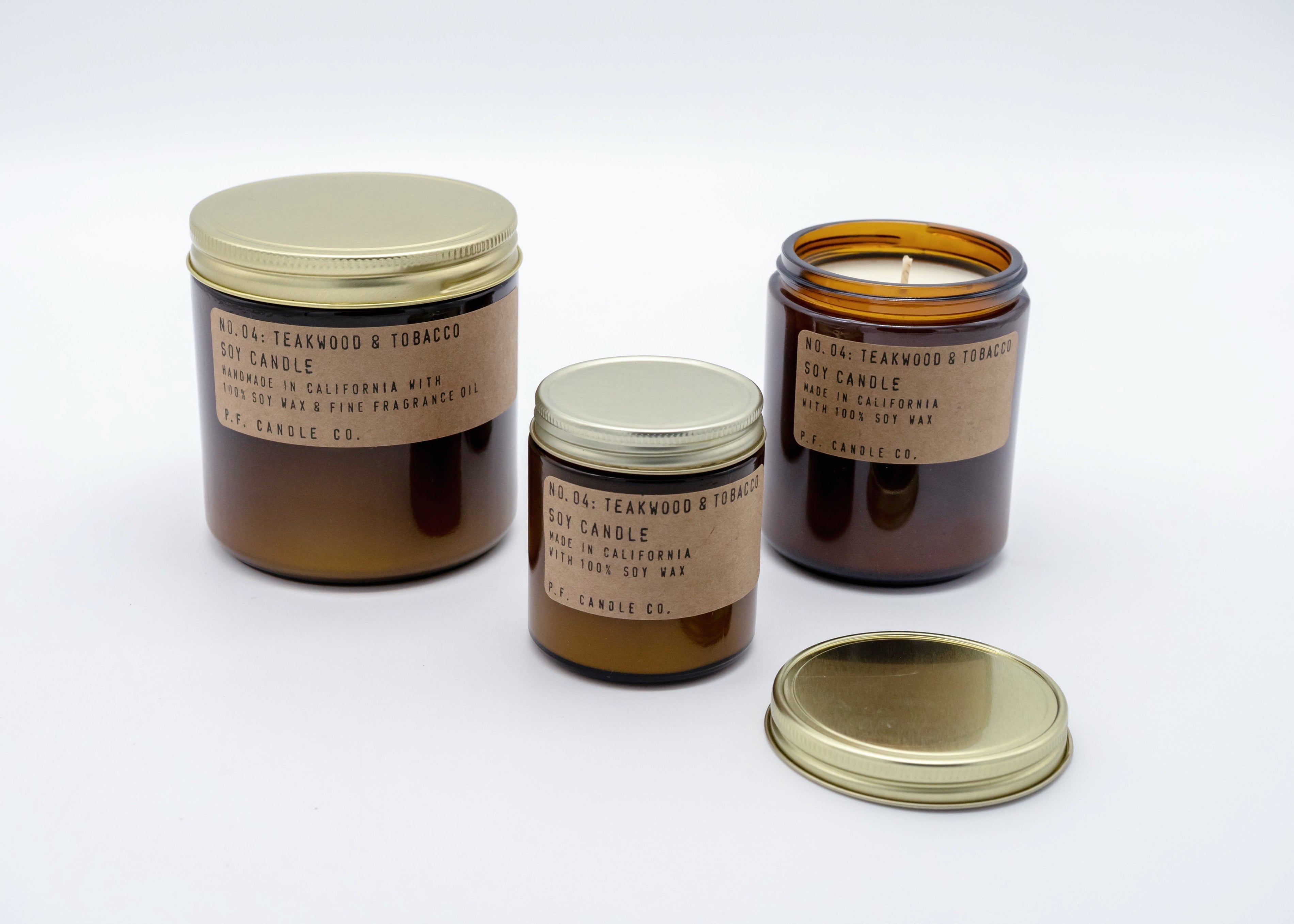 P.F. CANDLE CO. - TEAKWOOD & TOBACCO