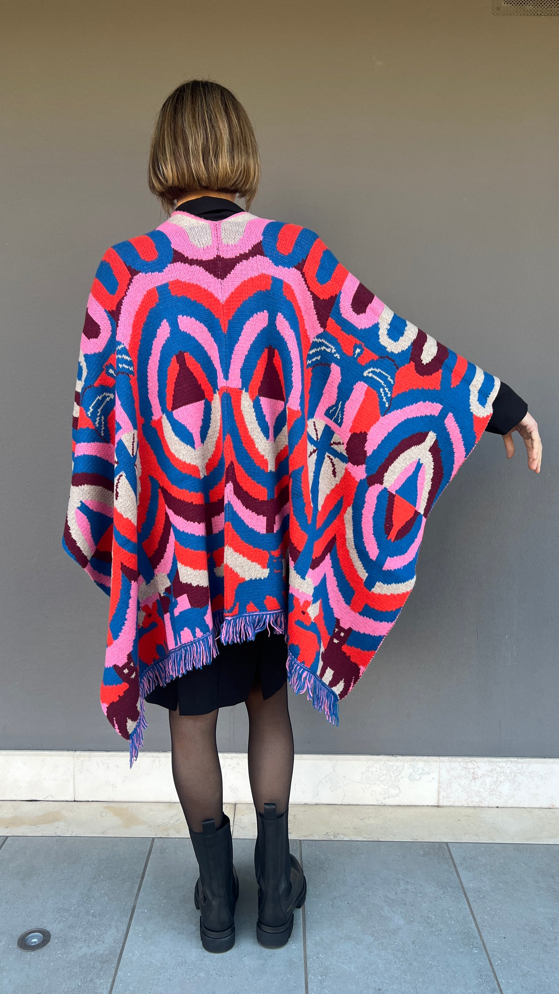 TÖÖCO - PONCHO KAPIX MULTICOLOR