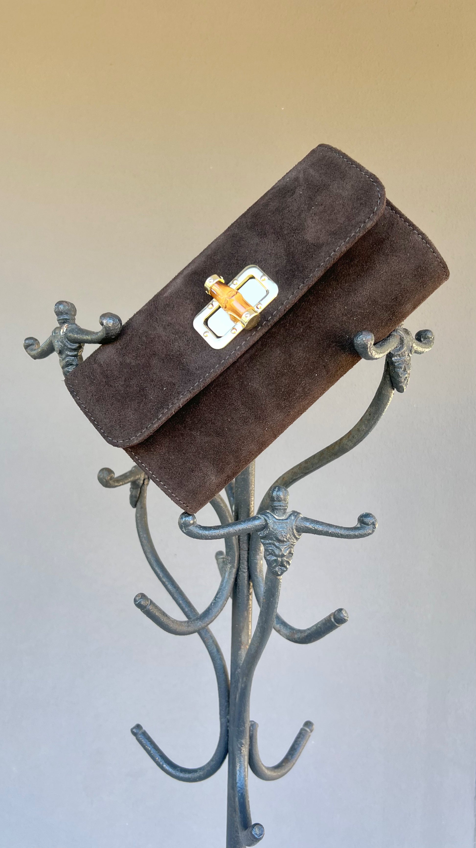 POLO SHOES BAGS - BAG IRIS TESTA DI MORO