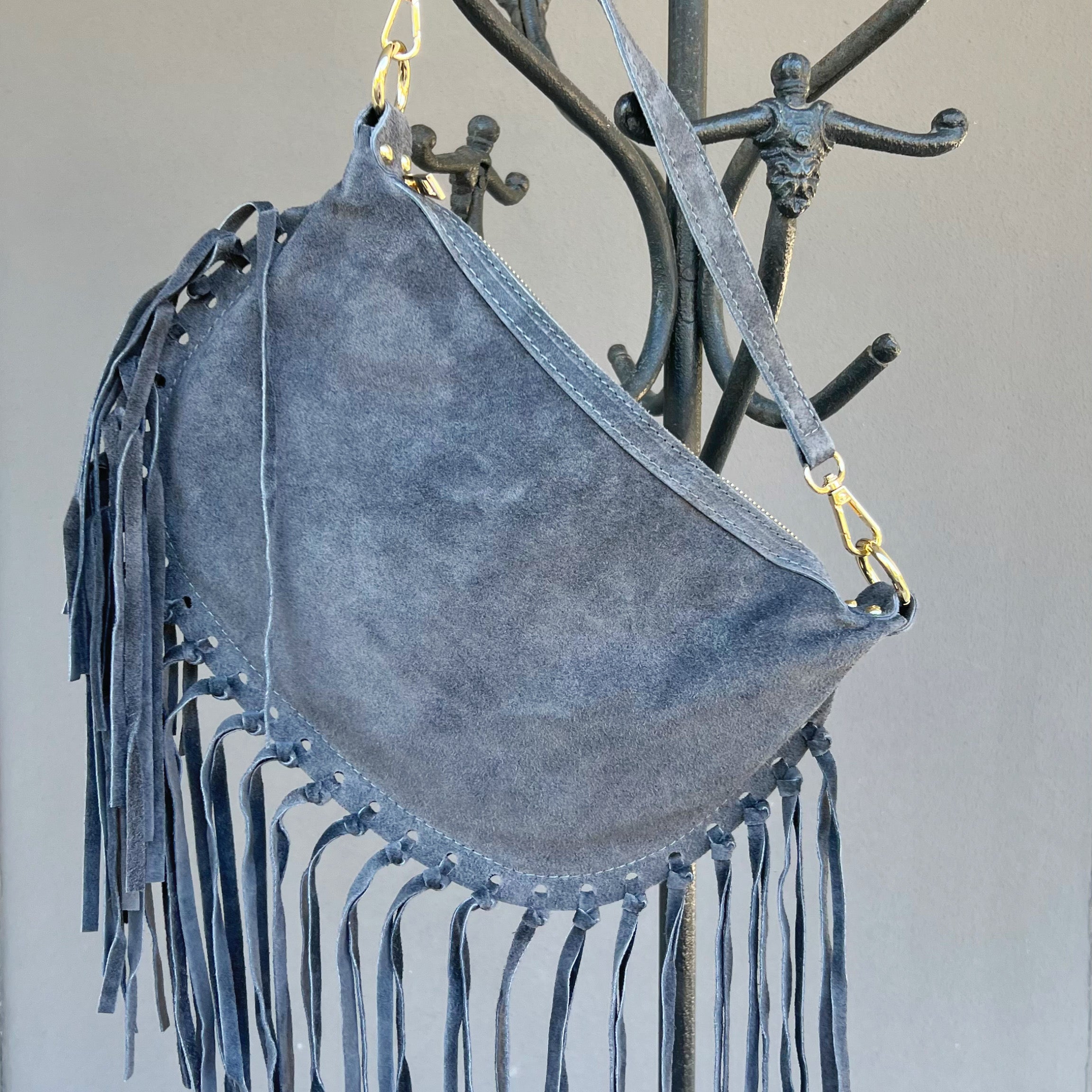 POLO SHOES BAGS - BAG TEX GRIGIA