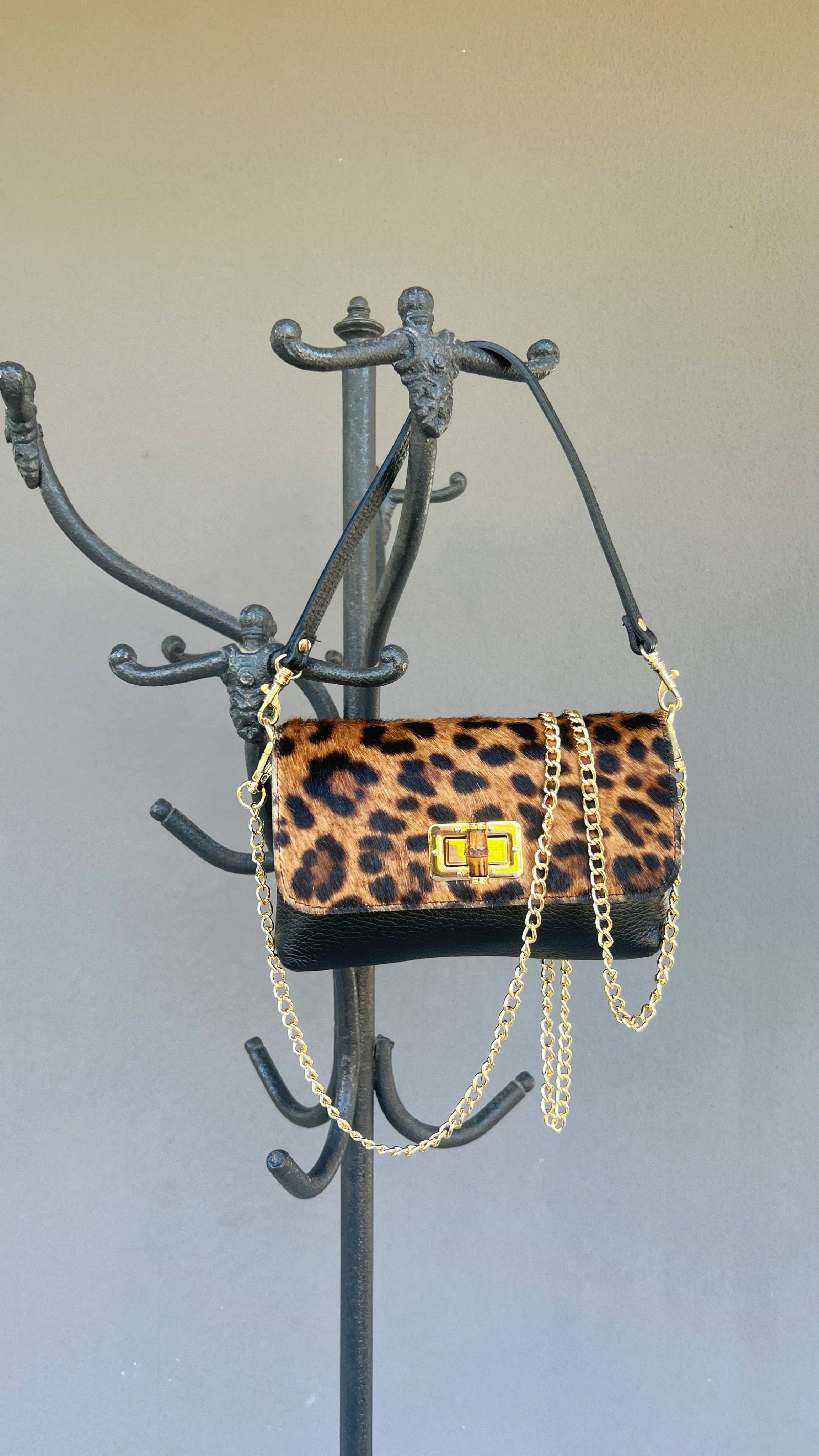 POLO SHOES BAGS - BAG ANNA ANIMALIER LEOPARDATA 2