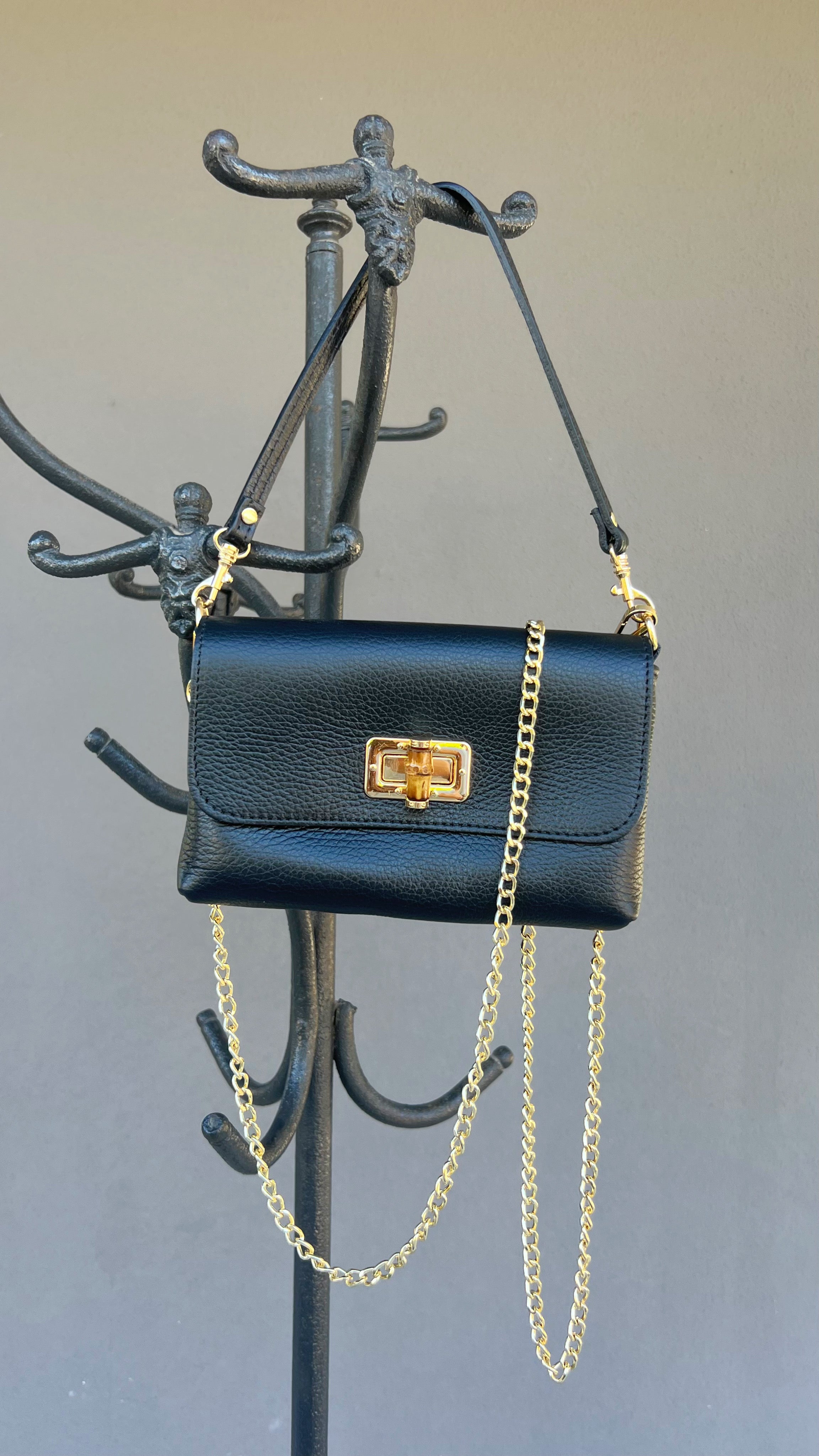 POLO SHOES BAGS - BAG ANNA NERA