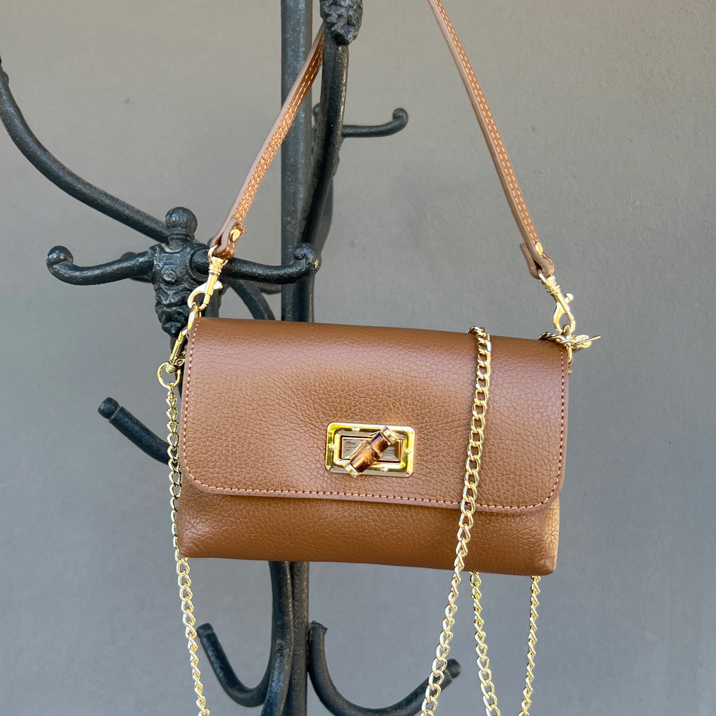 POLO SHOES BAGS - BAG ANNA CARAMELLO