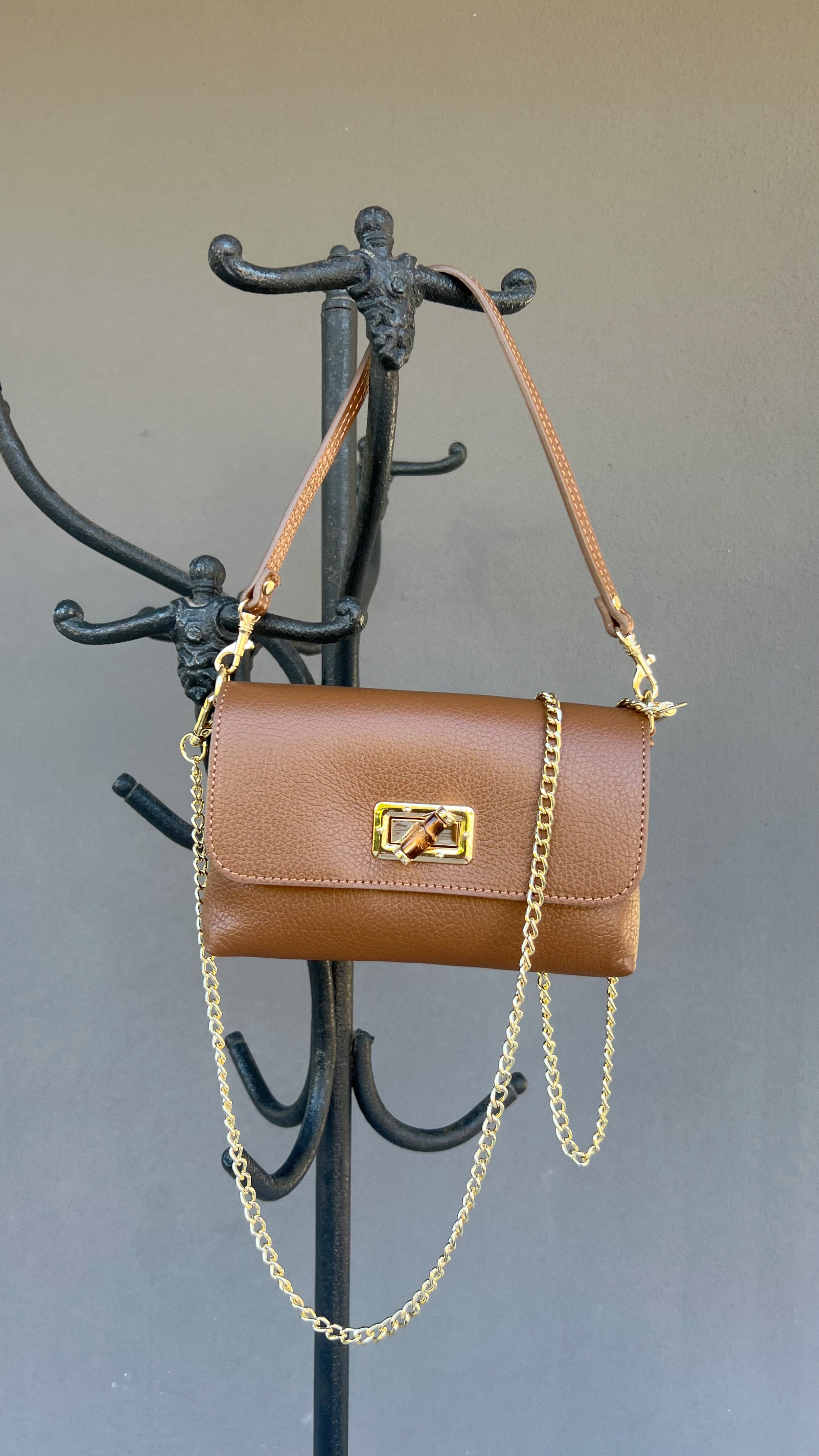 POLO SHOES BAGS - BAG ANNA CARAMELLO