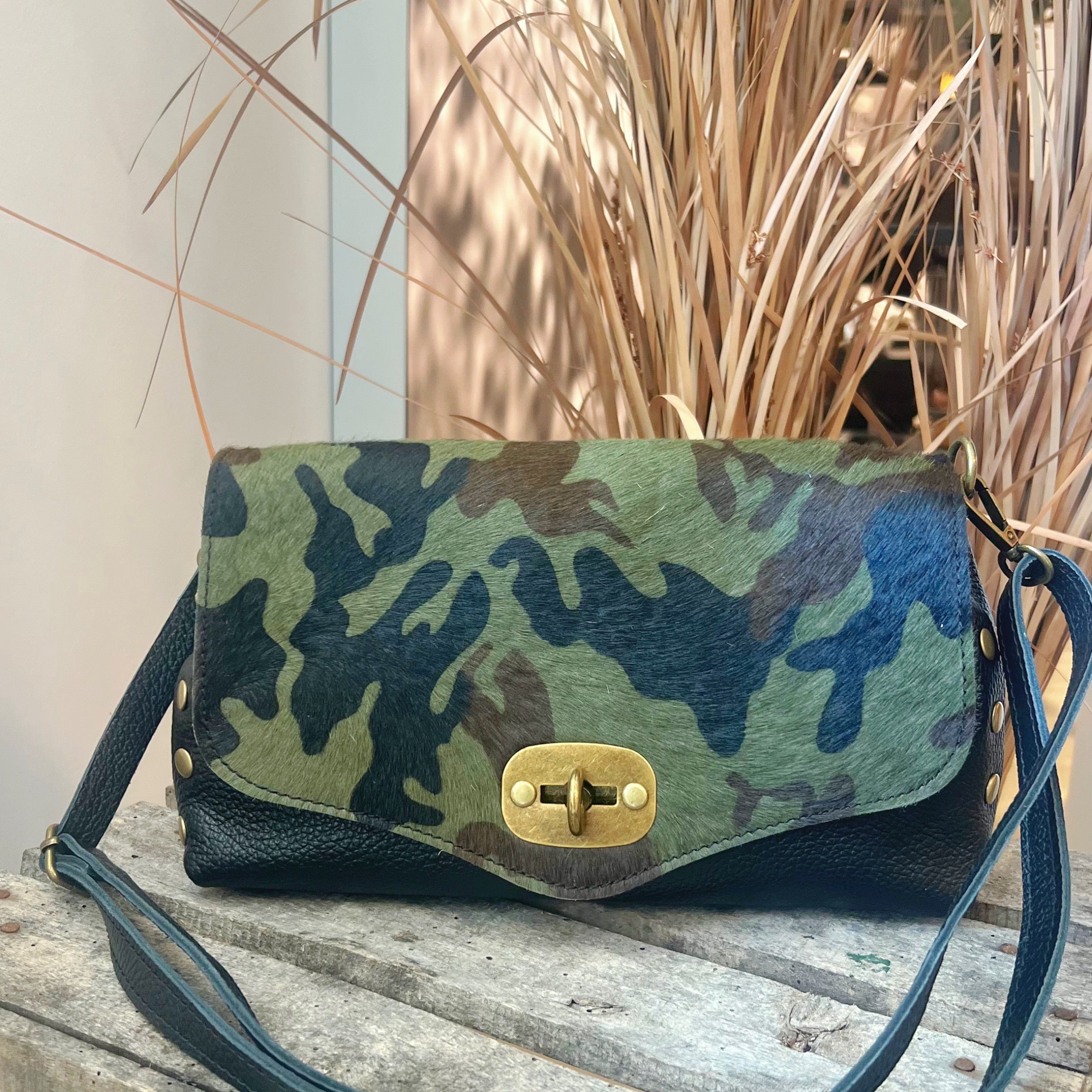 POLO SHOES BAG - POSTINO ANIMALIER MILITARE